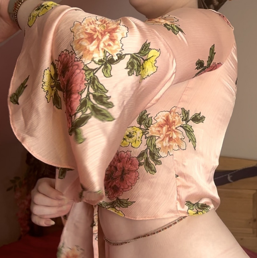 POSTAL: Satin CropTop