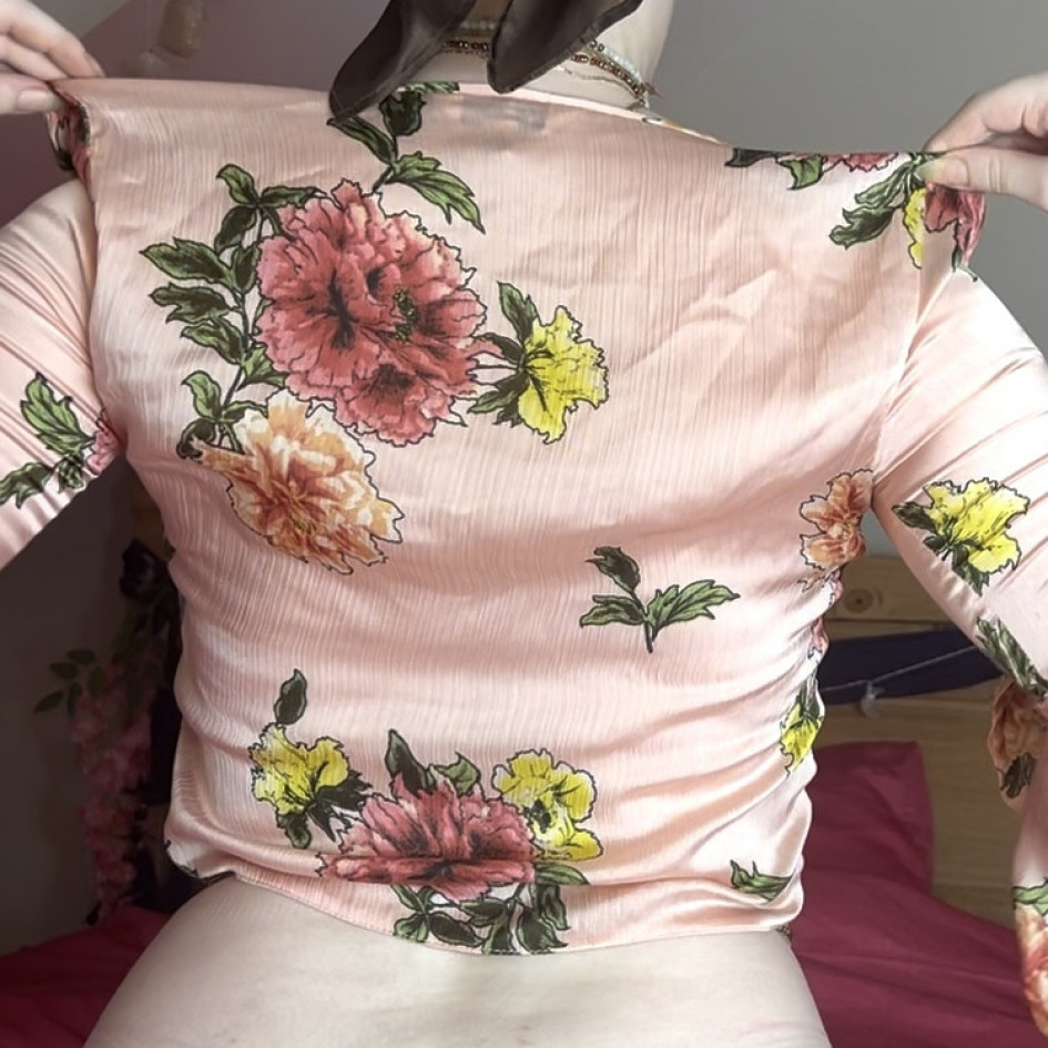 POSTAL: Satin CropTop