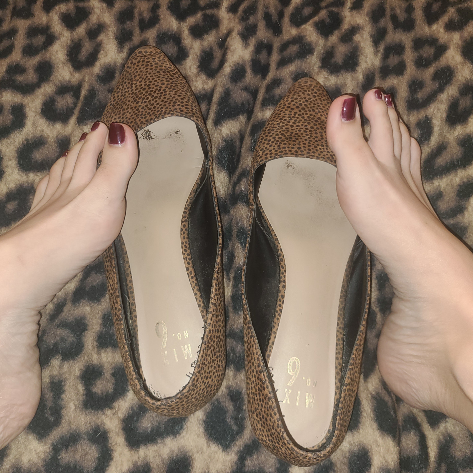 My Favorite Leopard Print Flats Sweaty Feet Odor