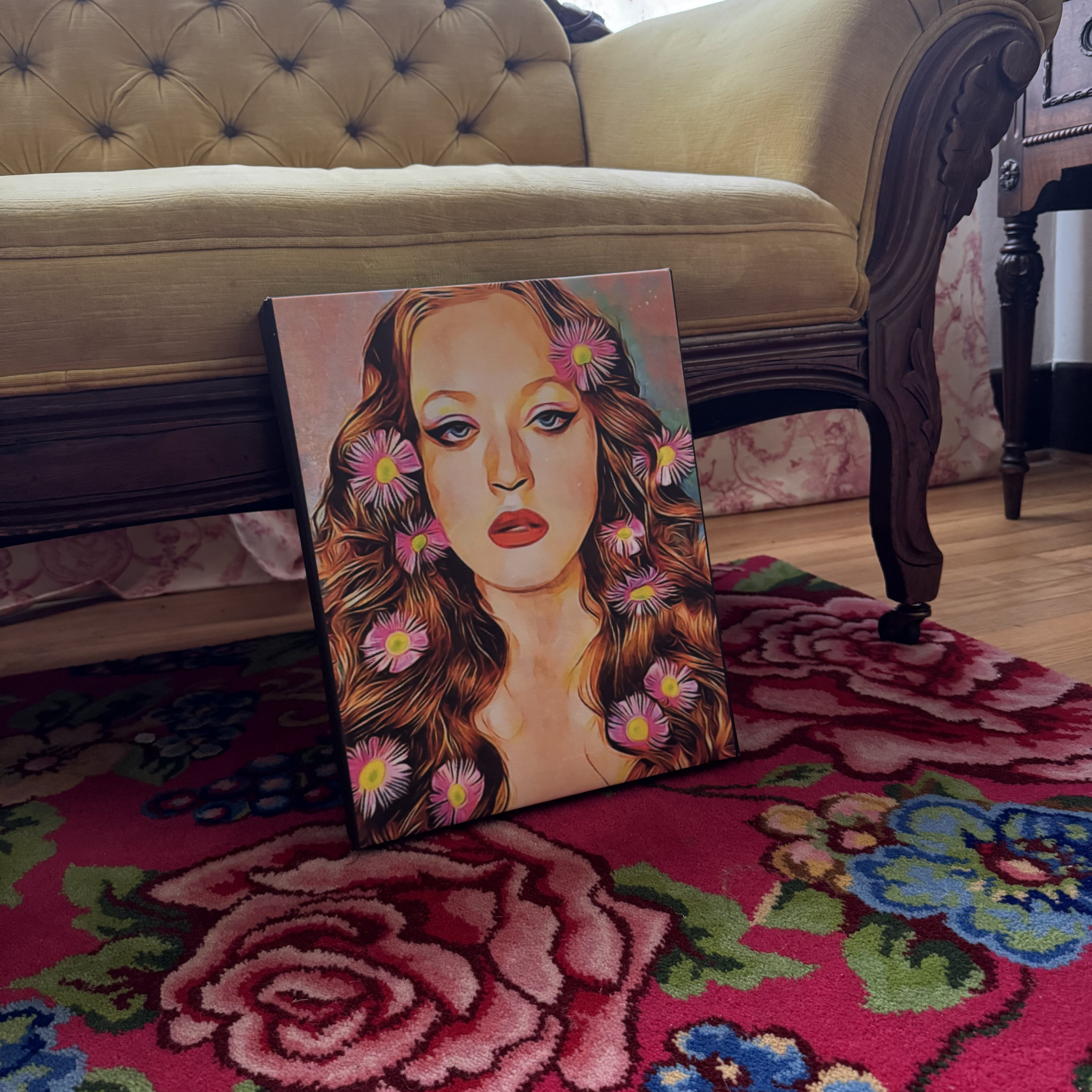 Original Beatrix Canvas Art Ready To Hang