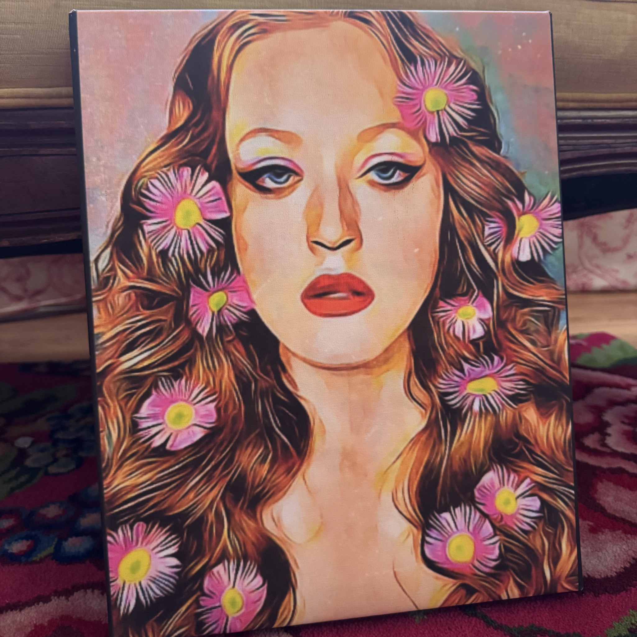 Original Beatrix Canvas Art Ready To Hang