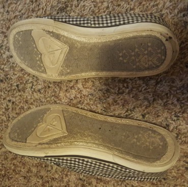 Roxy flat loafers dirty
