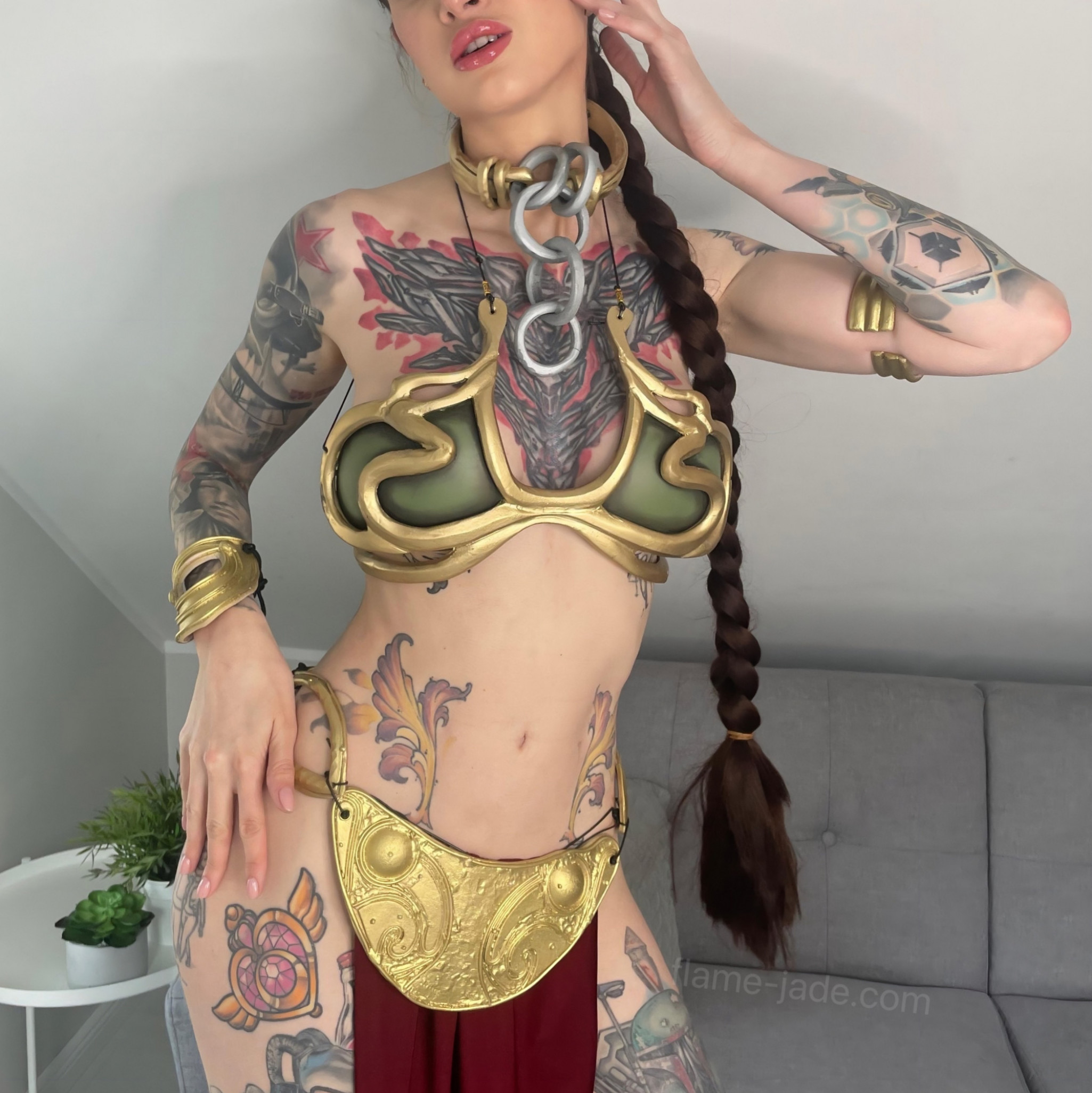 HQ Princess Leia Slave Cosplay