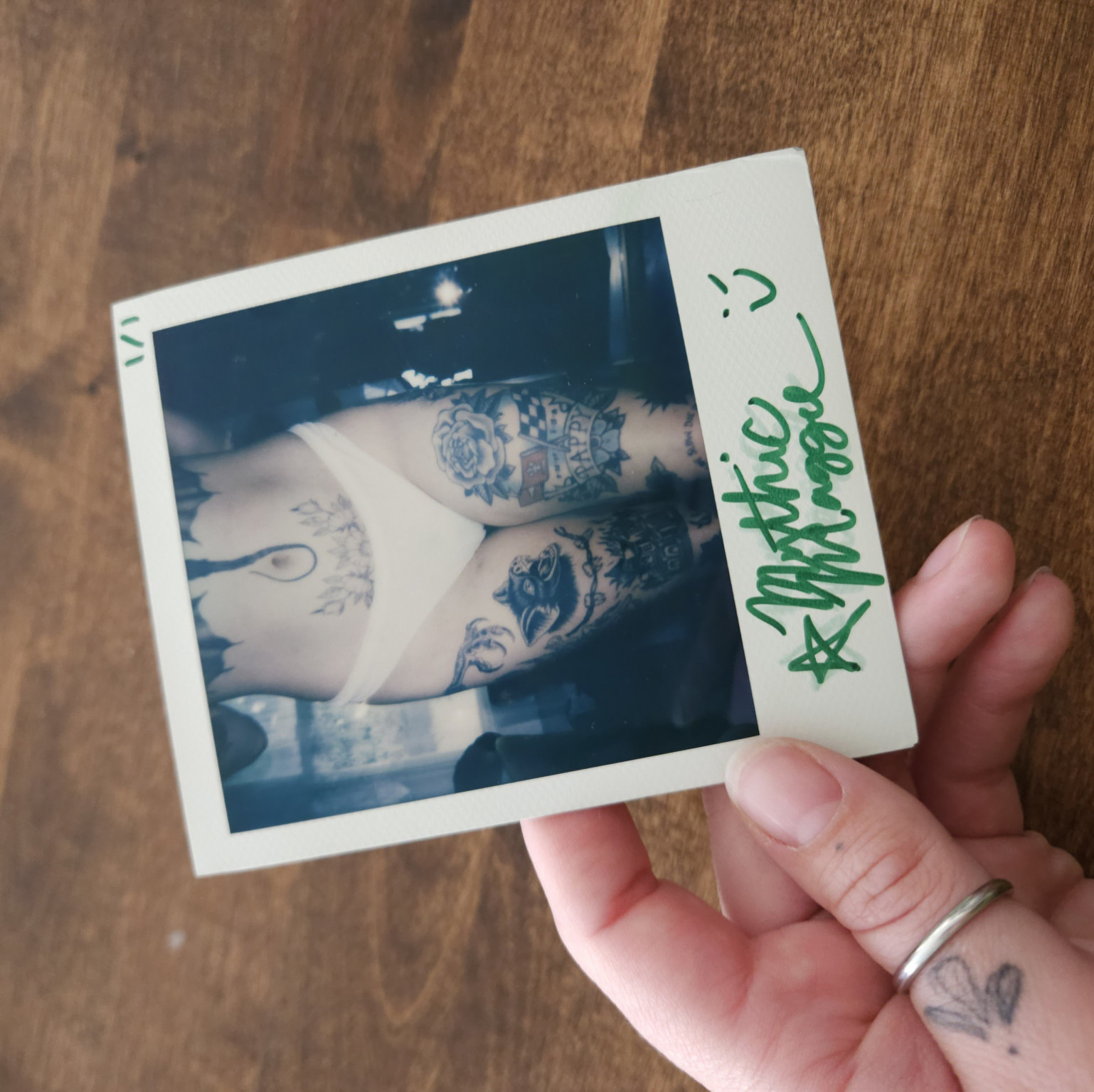 White Panty Polaroid 1 of 1