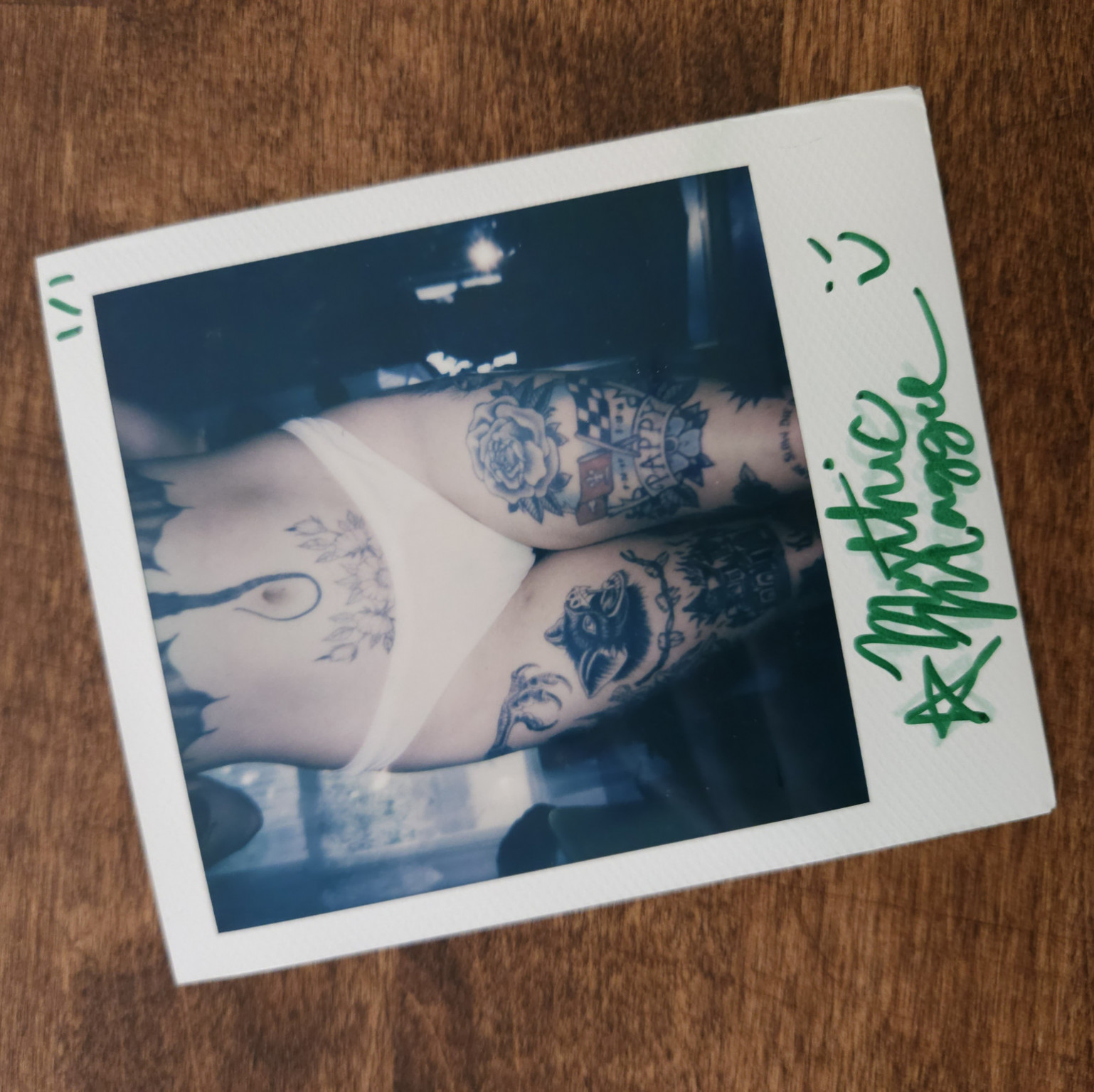 White Panty Polaroid 1 of 1