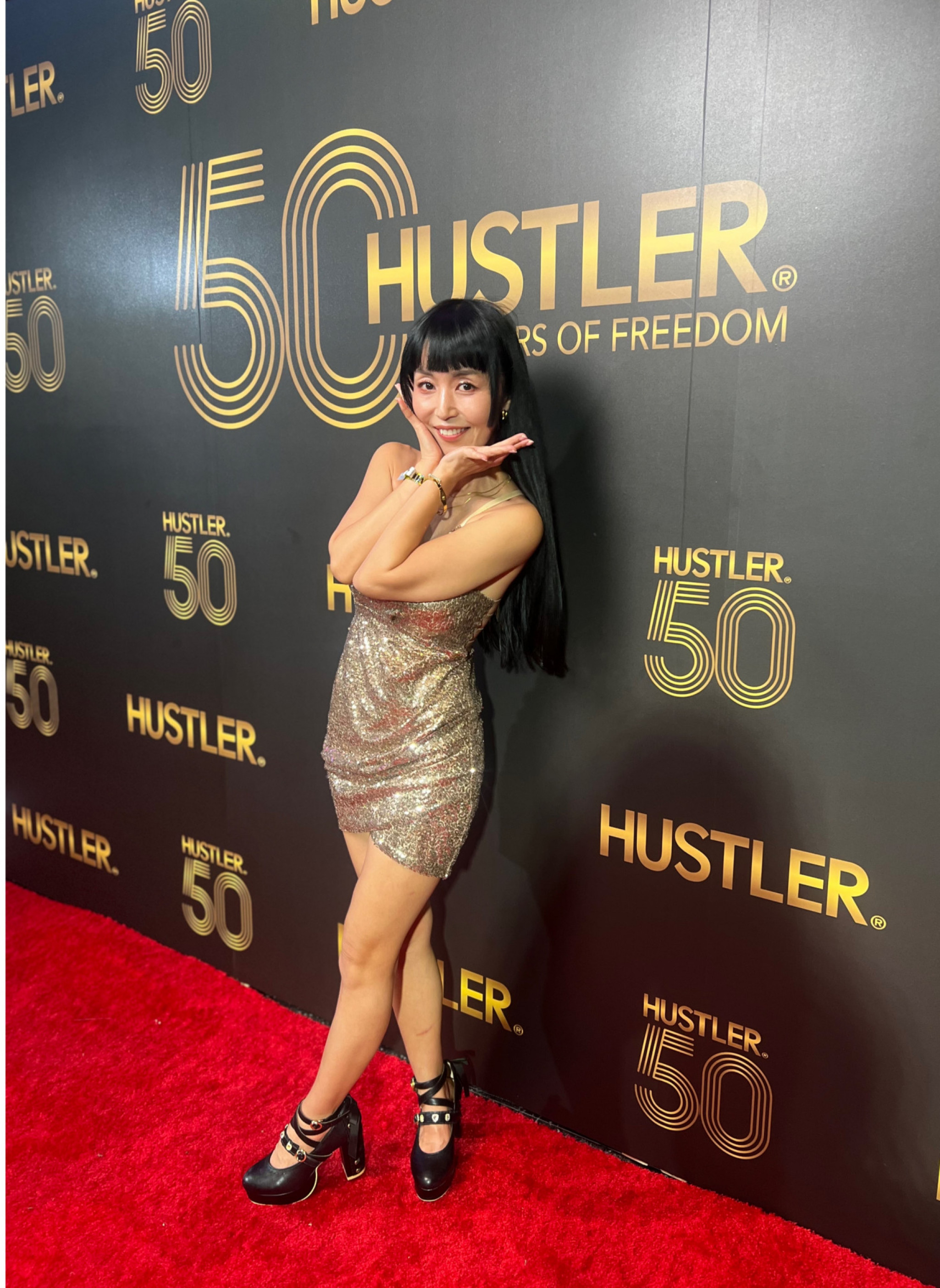 Hustler 50years celebration party dress