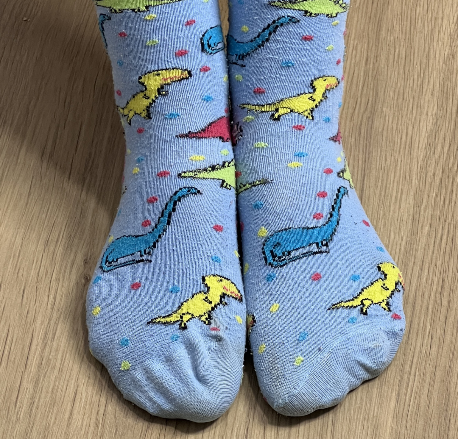 Ankle socks with dinosaurs VERY DIRTY