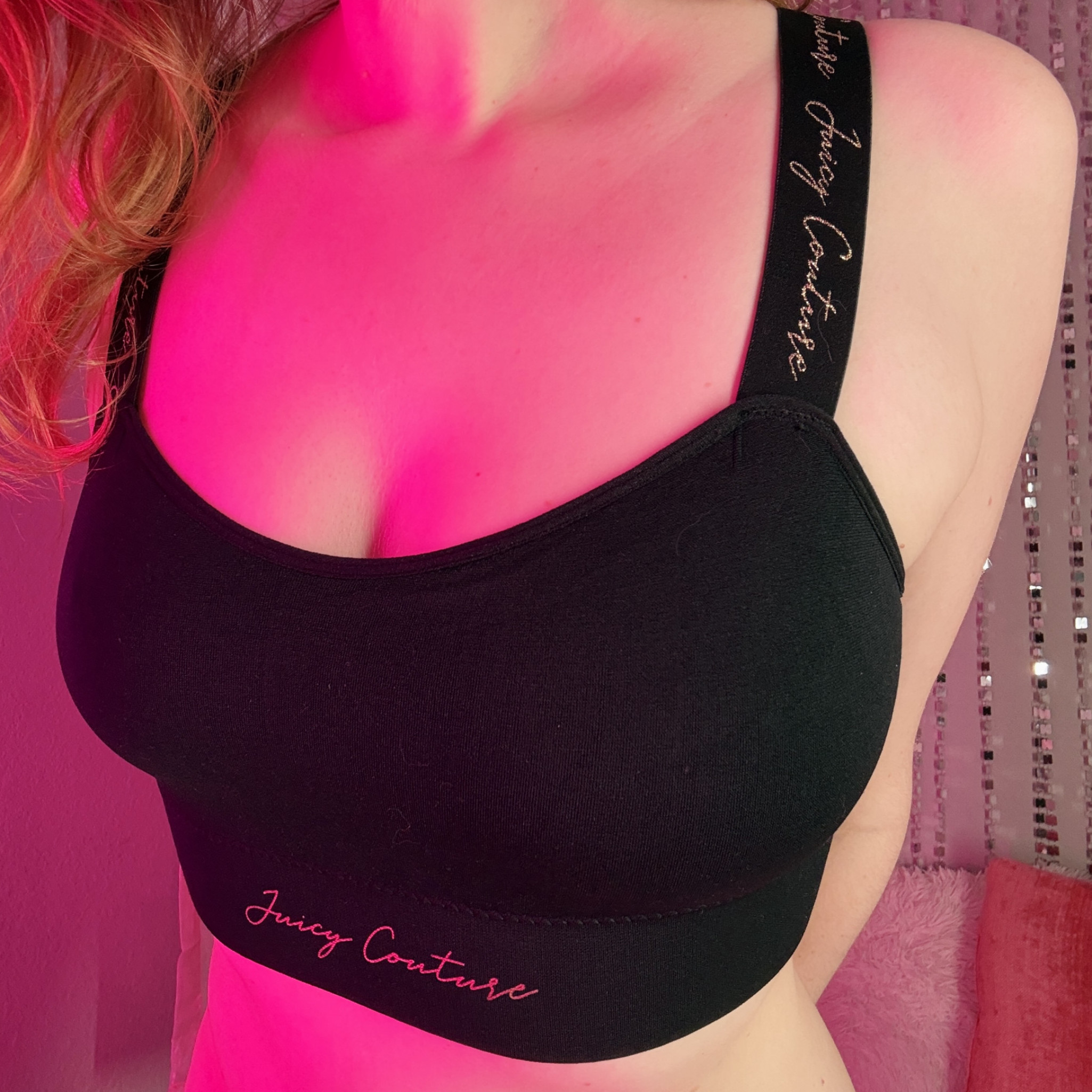 Black Juicy Couture Sports Bra