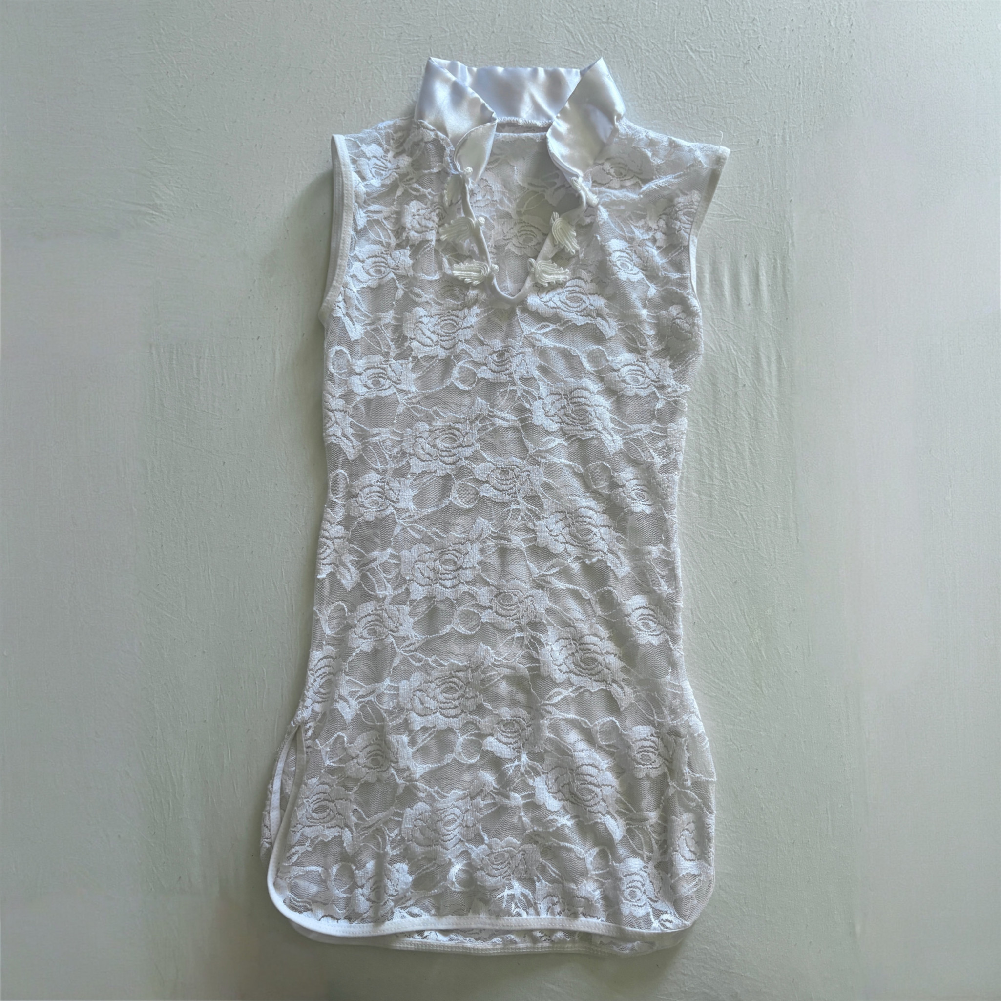 Edens White Lace BabyDoll Top