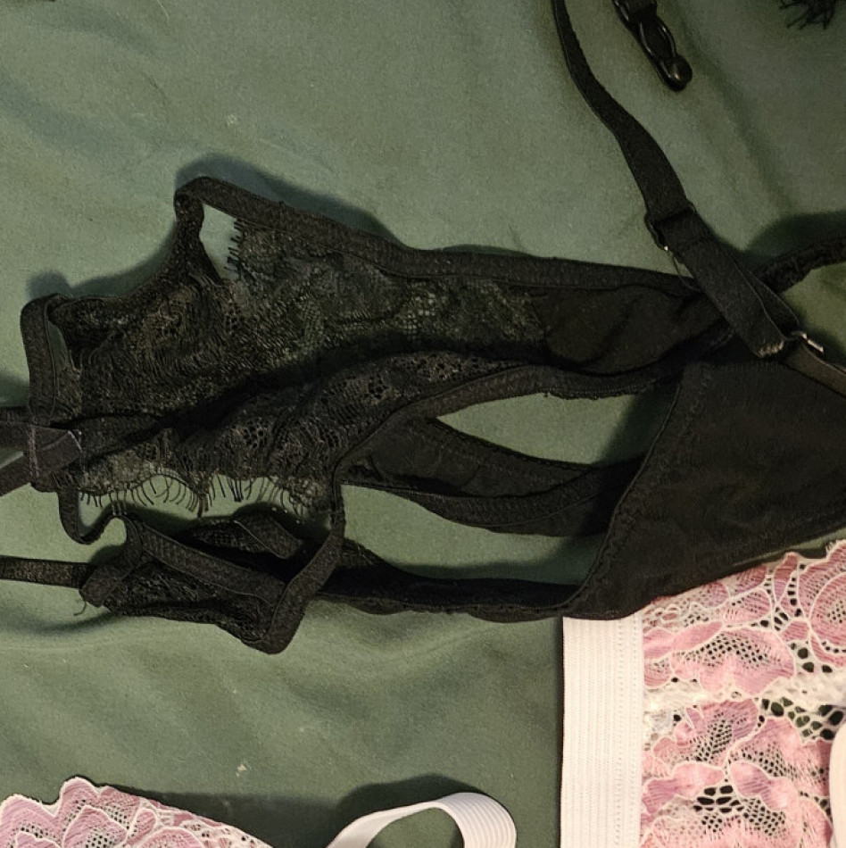 Black Lace Cutout lingerie
