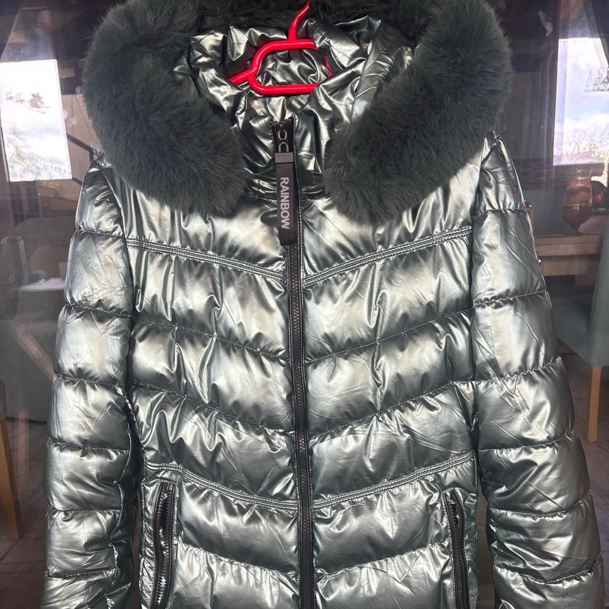 Green down jackets used is some of my clips