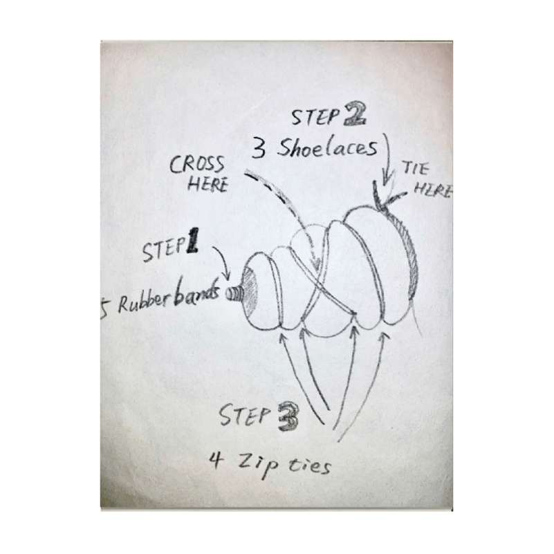 Photo shoot during recording Bondage tits