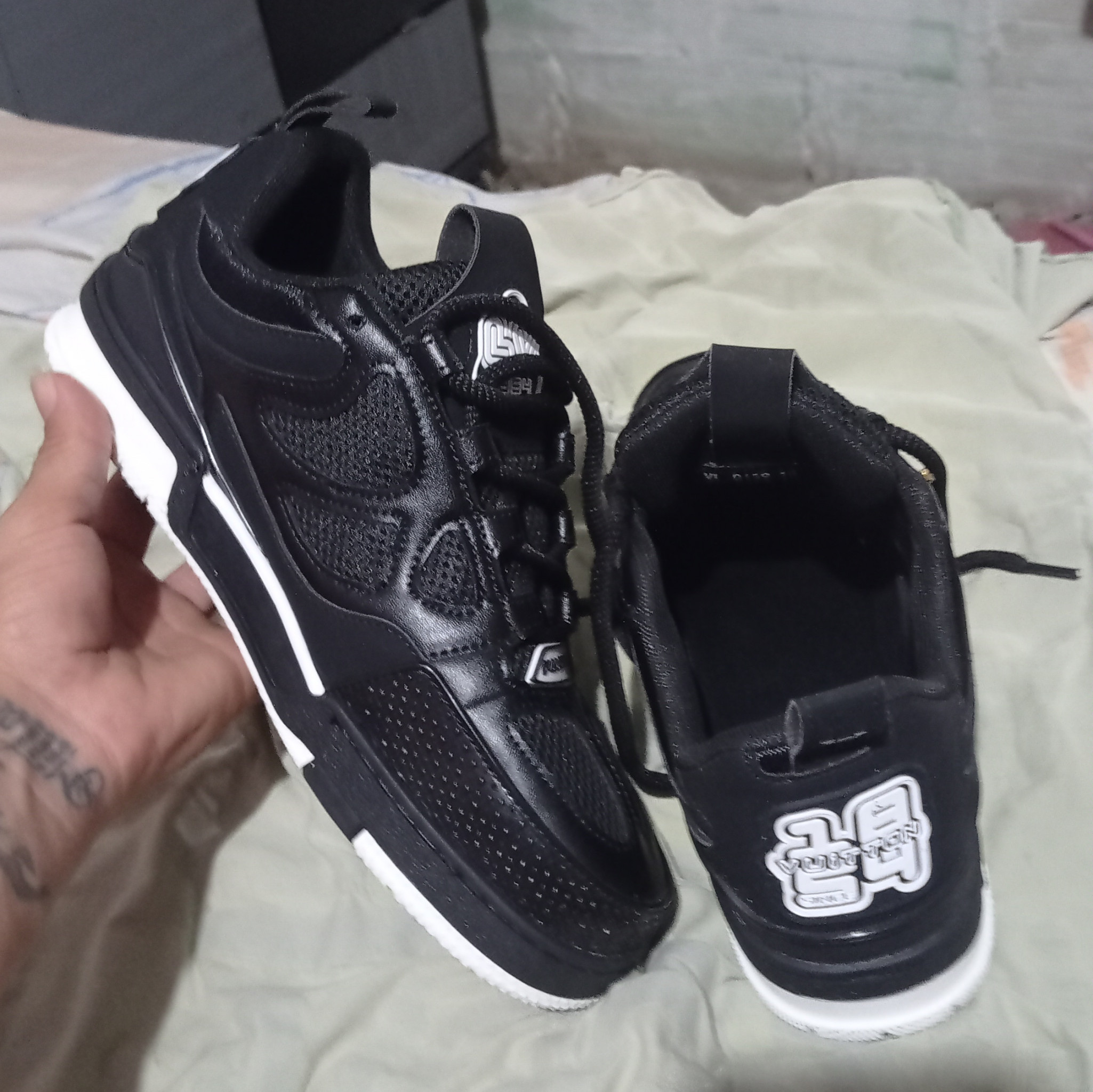 My Black Sneakers Hide a Wet Secret Unlock It