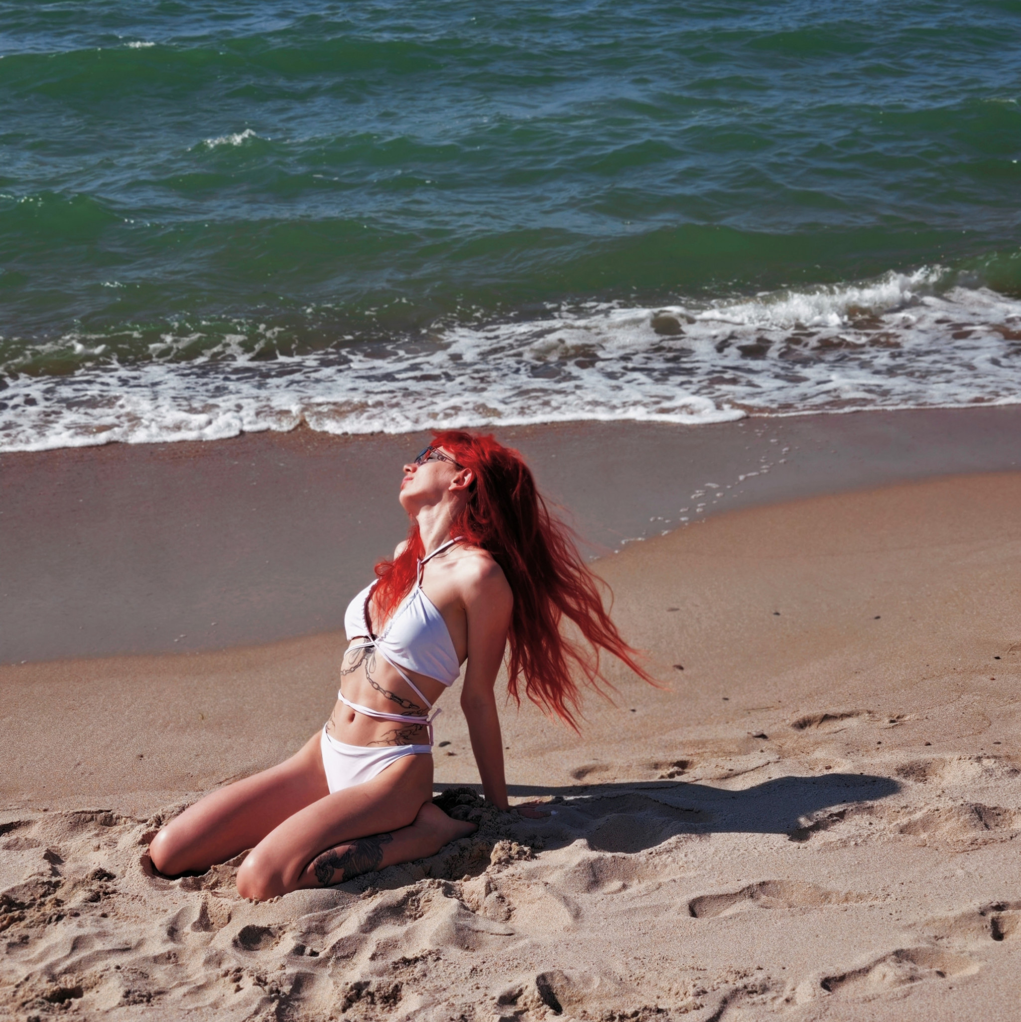 Nudist on the beach