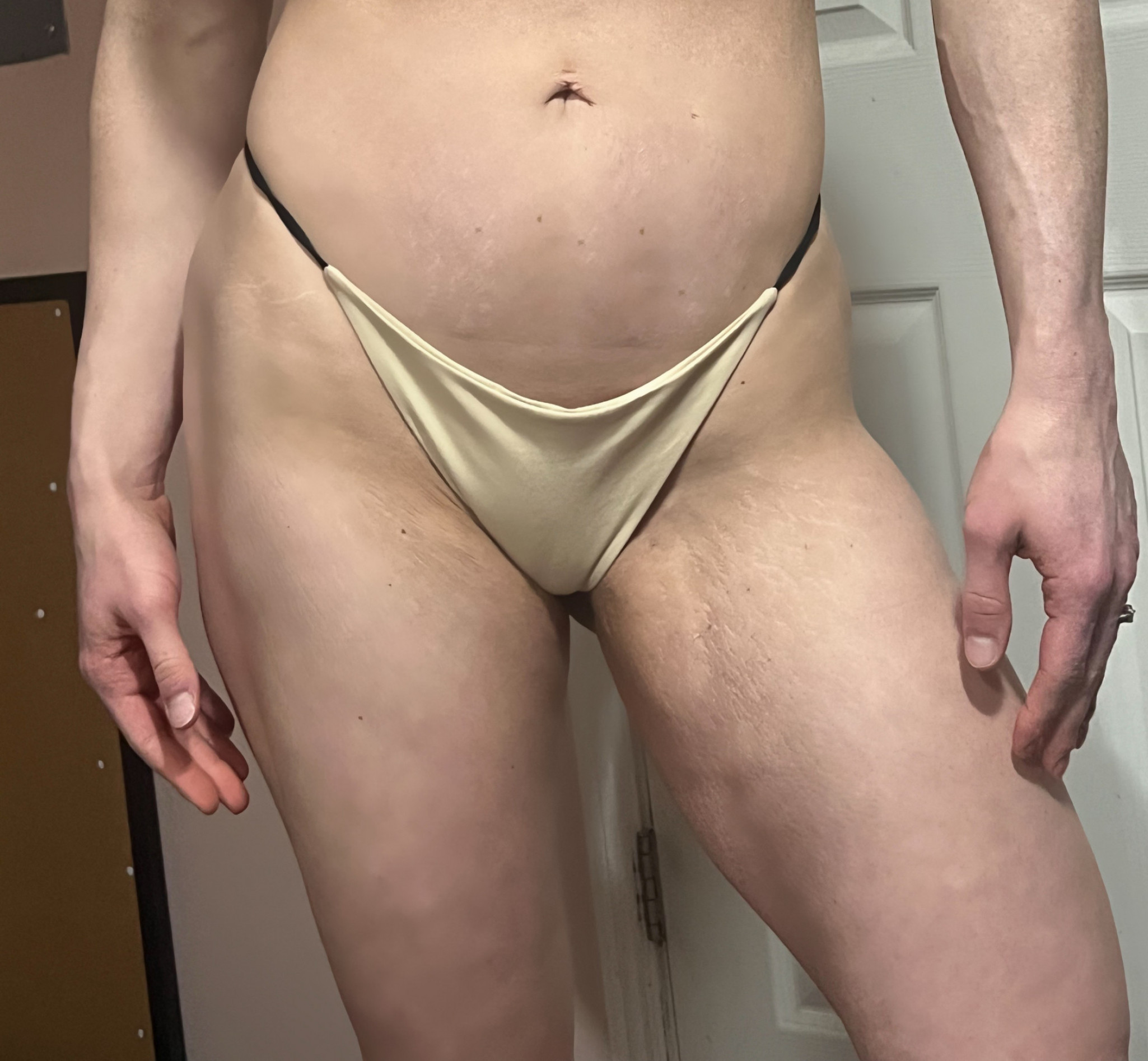 Nude thong