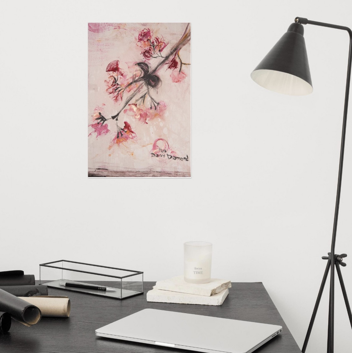 Blossoms in the Rain l Fine Art Wall Print 1218