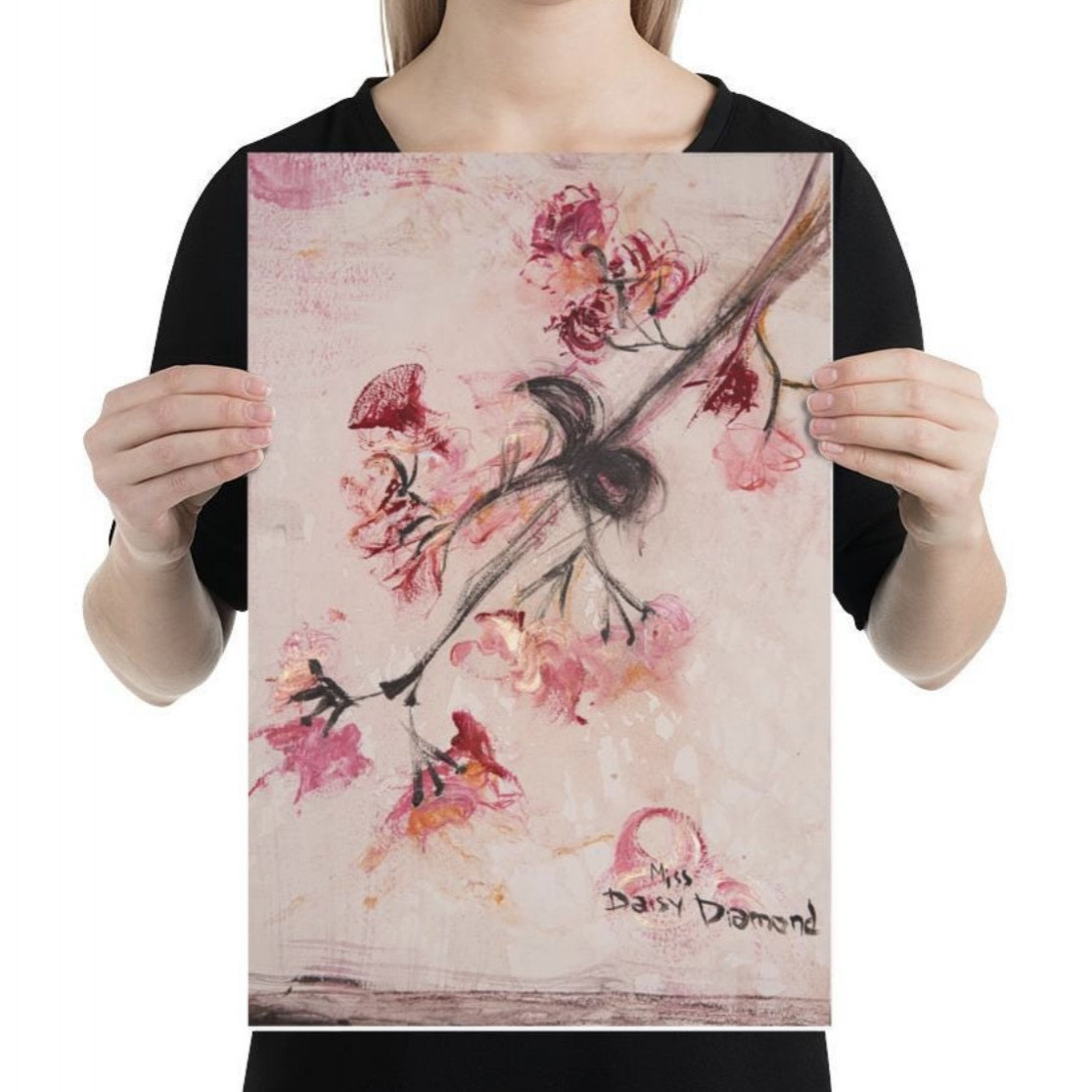 Blossoms in the Rain l Fine Art Wall Print 1218