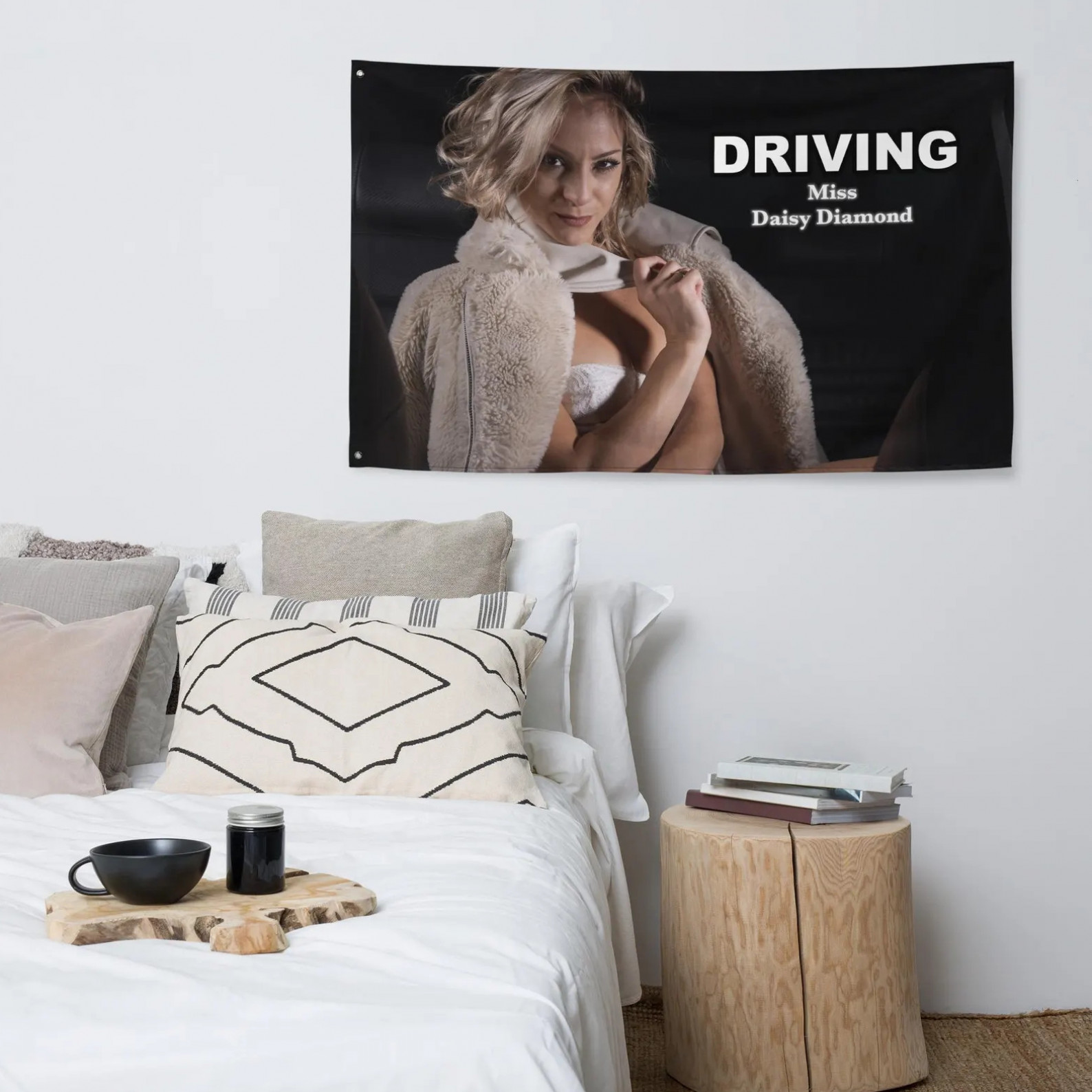 Flag Driving Miss Daisy Diamond