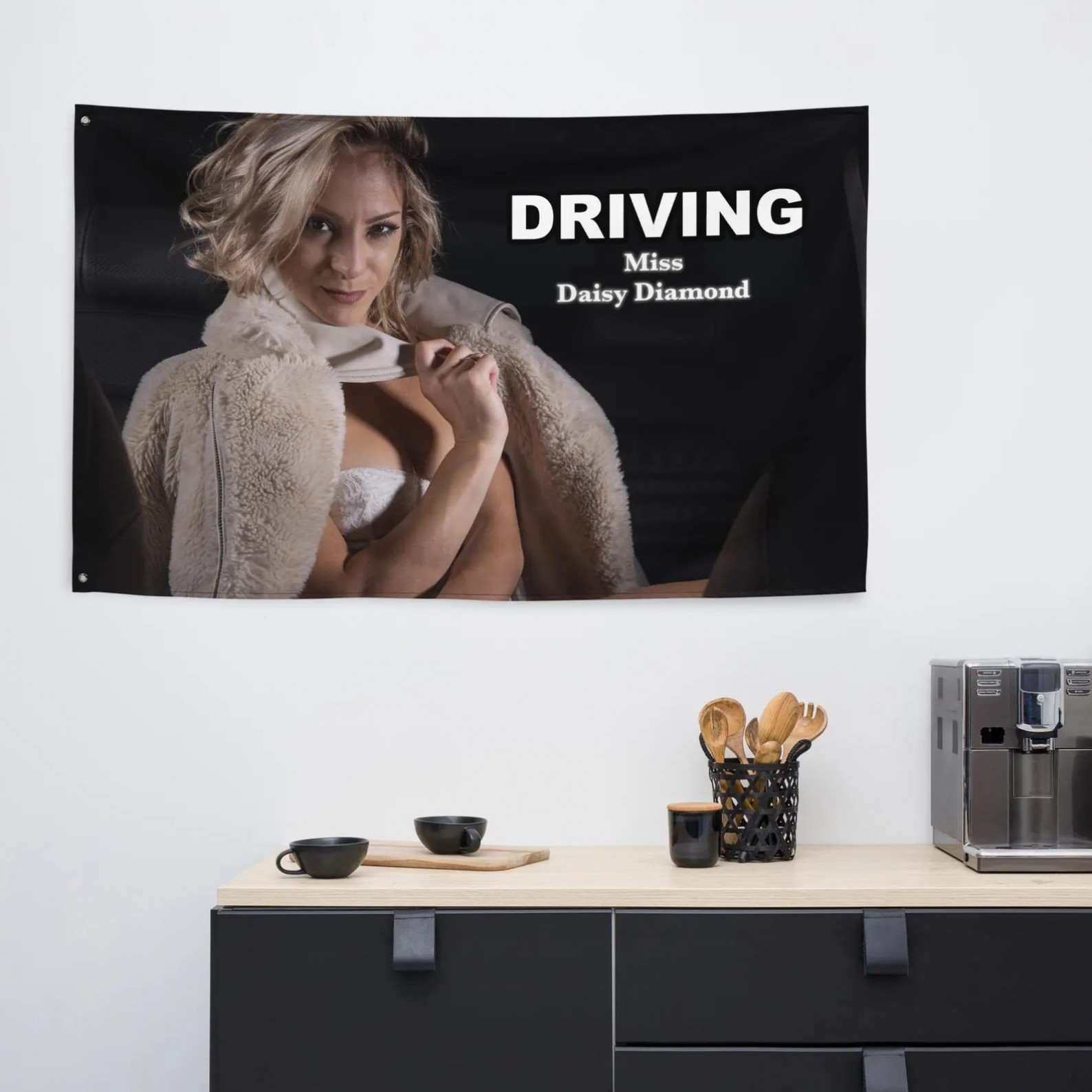 Flag Driving Miss Daisy Diamond