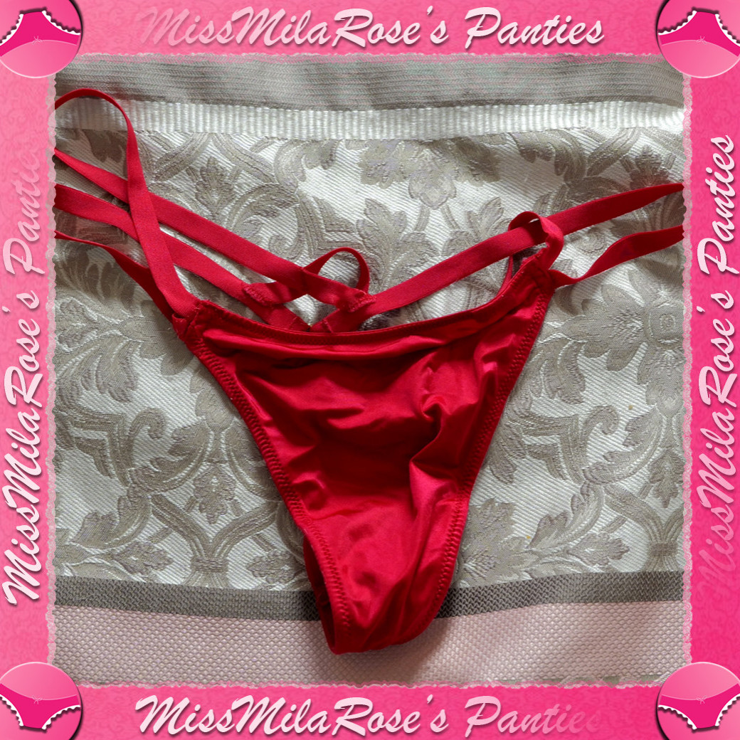 Red Victoria Secret Thong