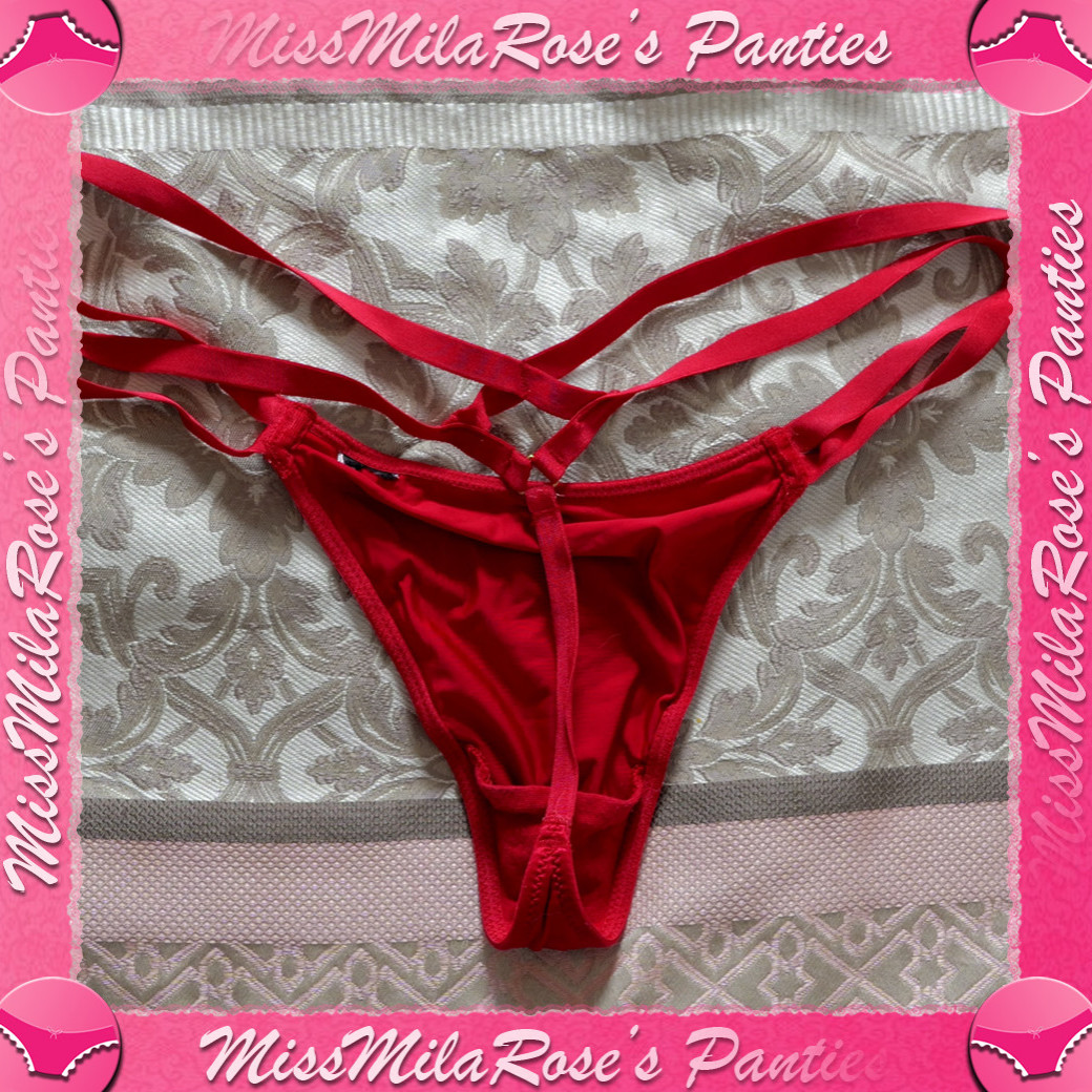 Red Victoria Secret Thong