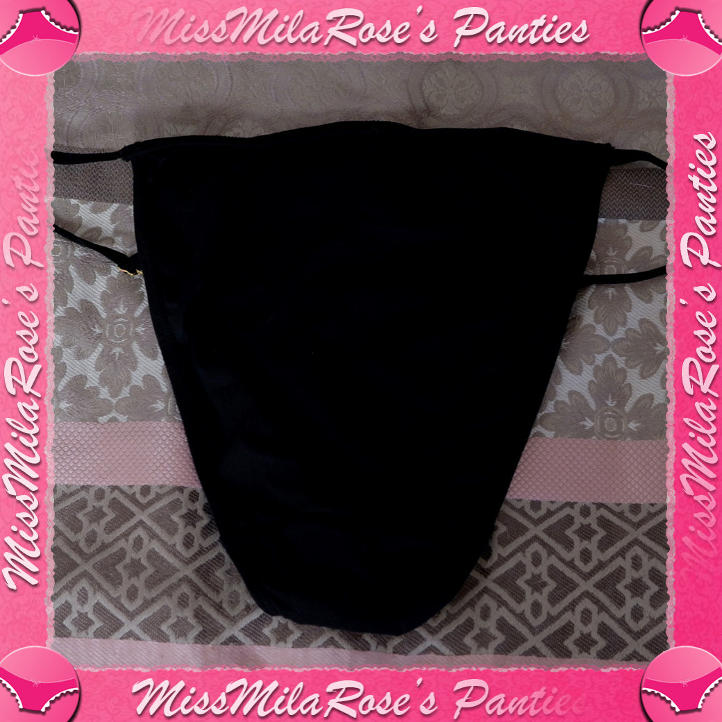 Black Victoria Secret Thong
