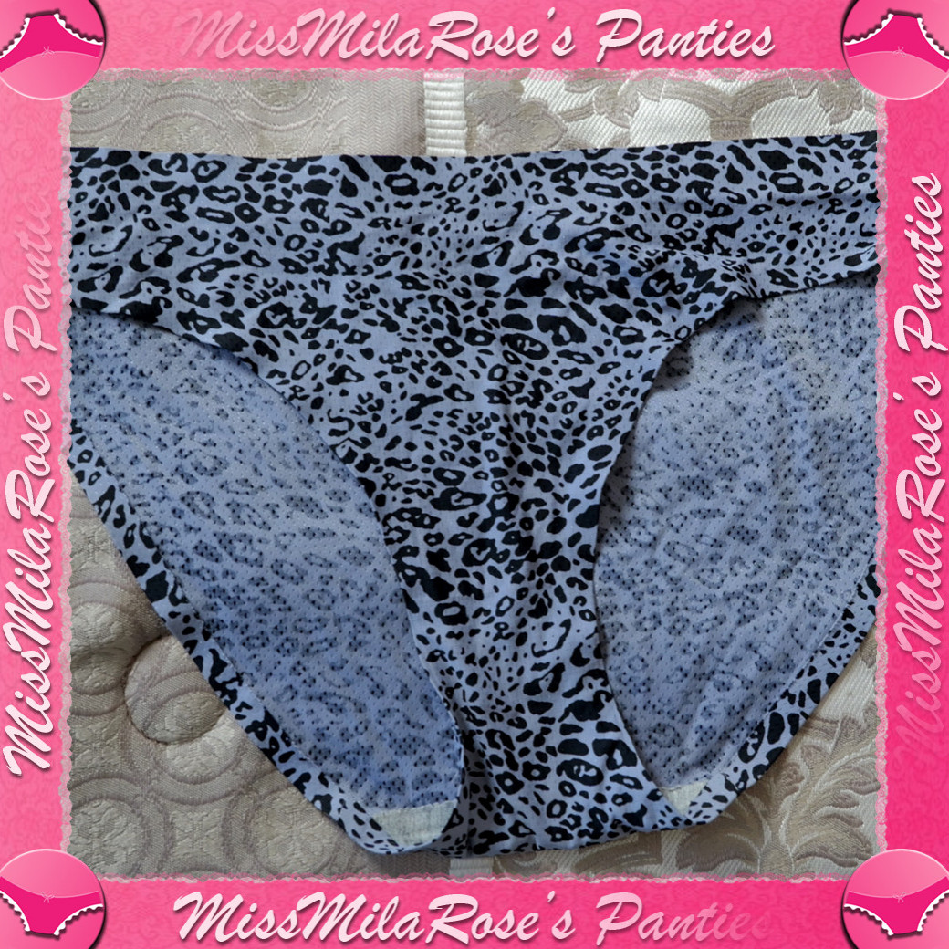 Blue Cheetah Print Panty