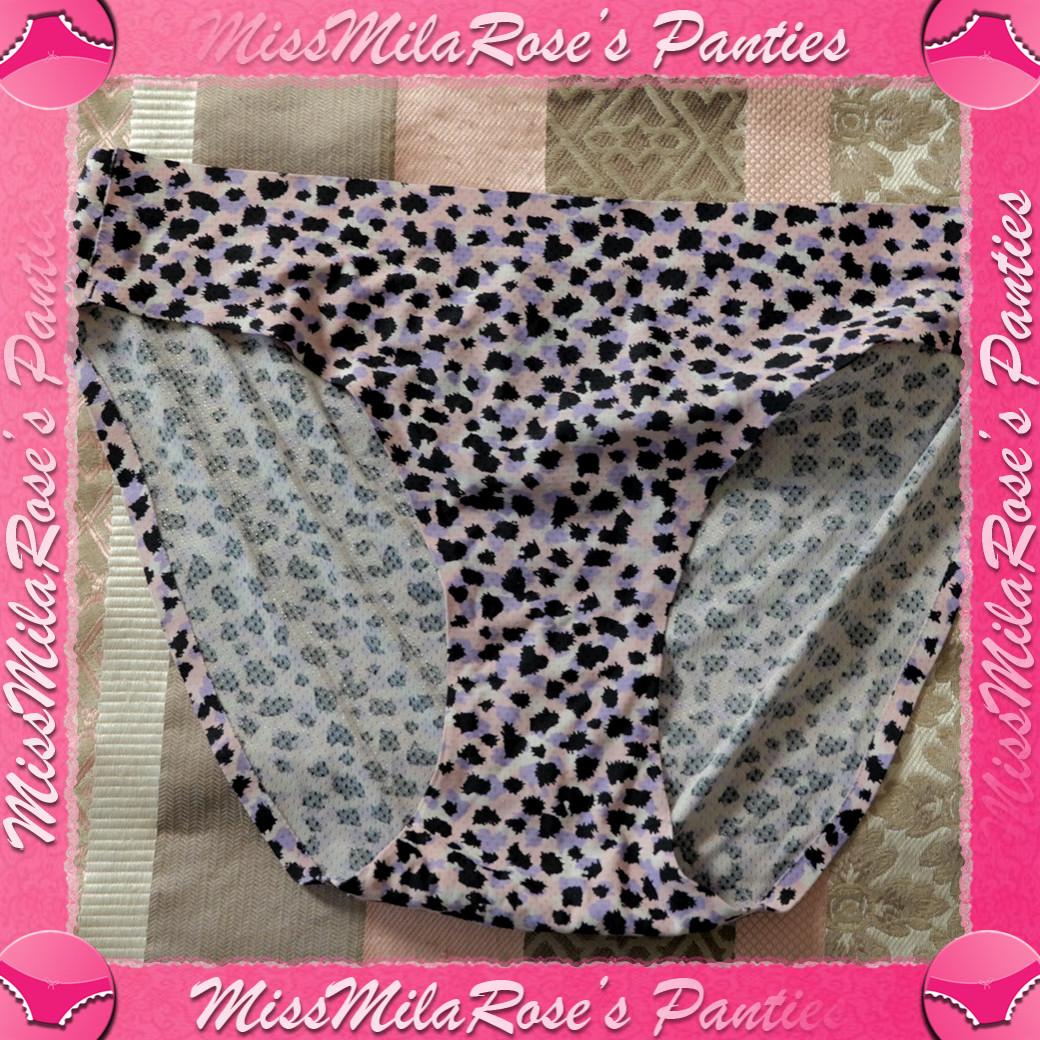 Peach Cheetah Print Panty