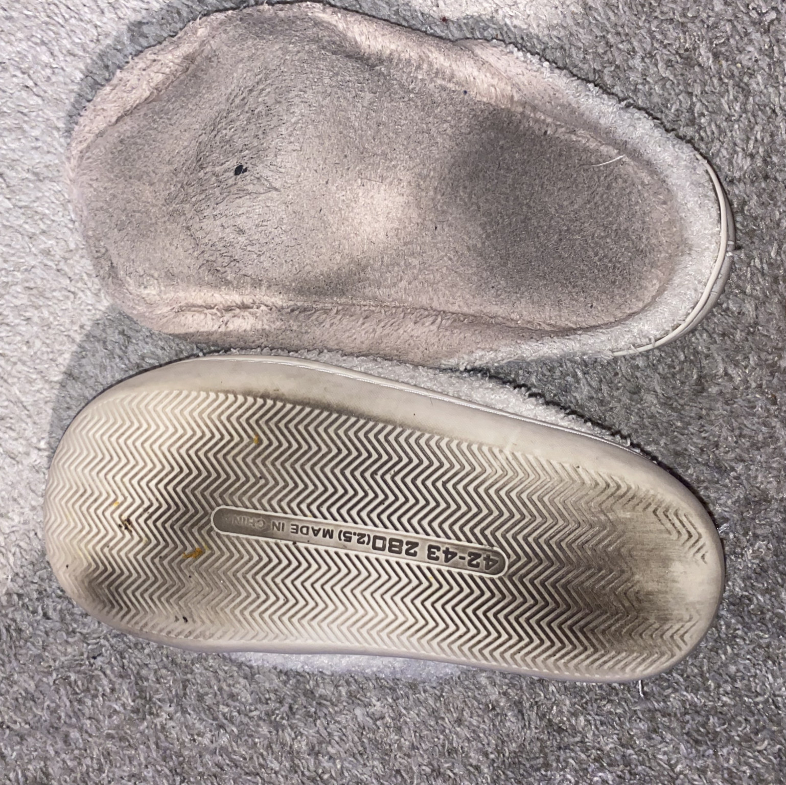 Well Worn Halloween Slippers