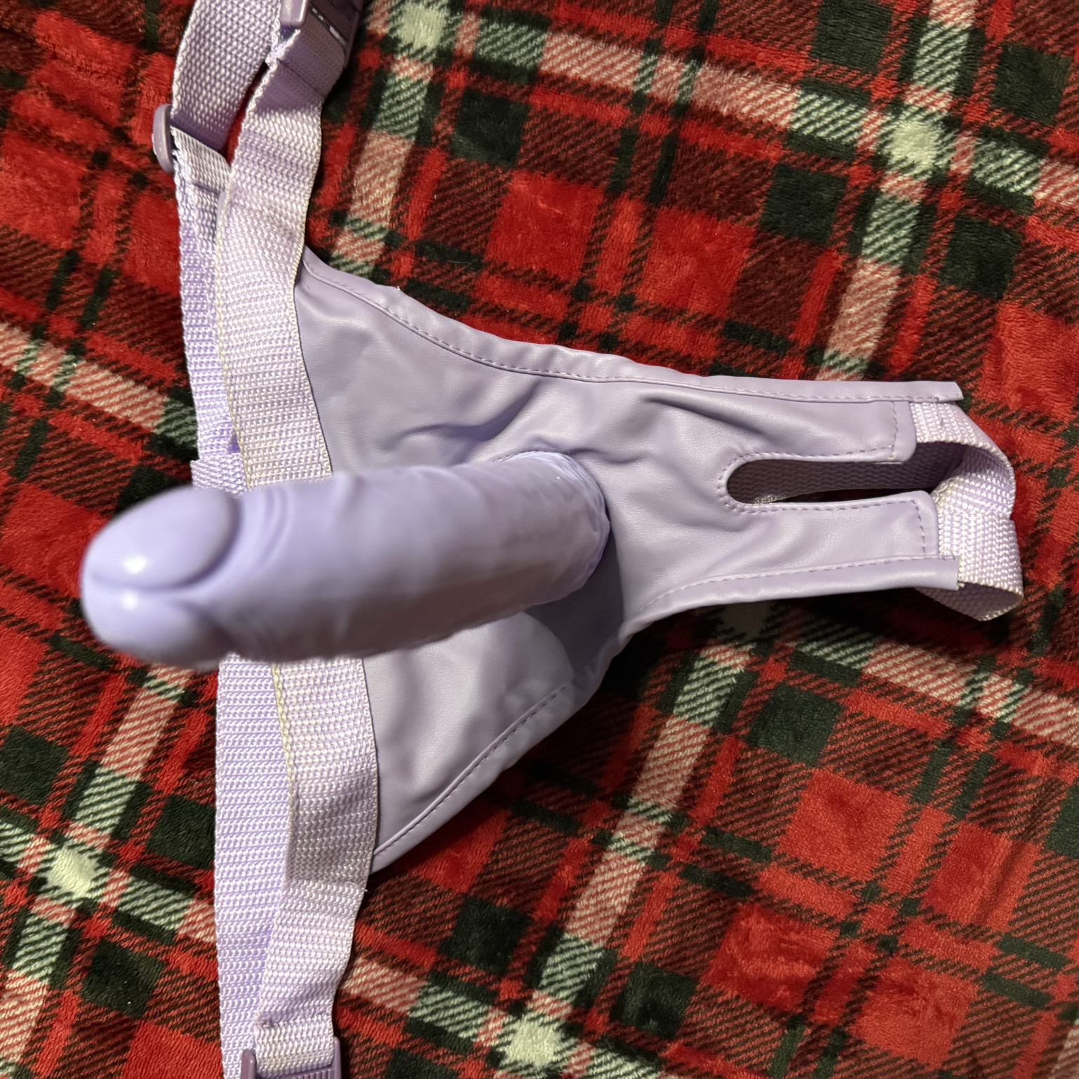 Purple Strapon Dildo