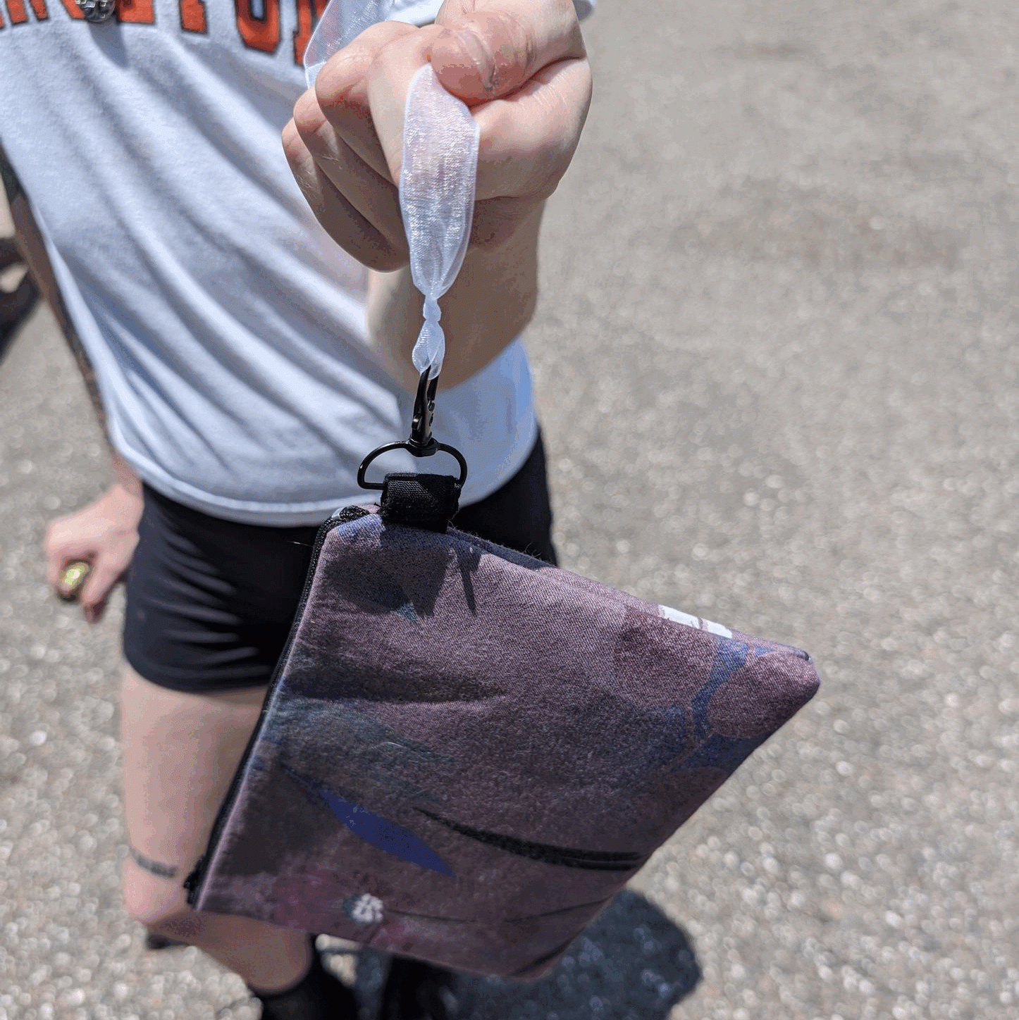 Handmade Zipper Clutch Bag! 1 OF A KIND!