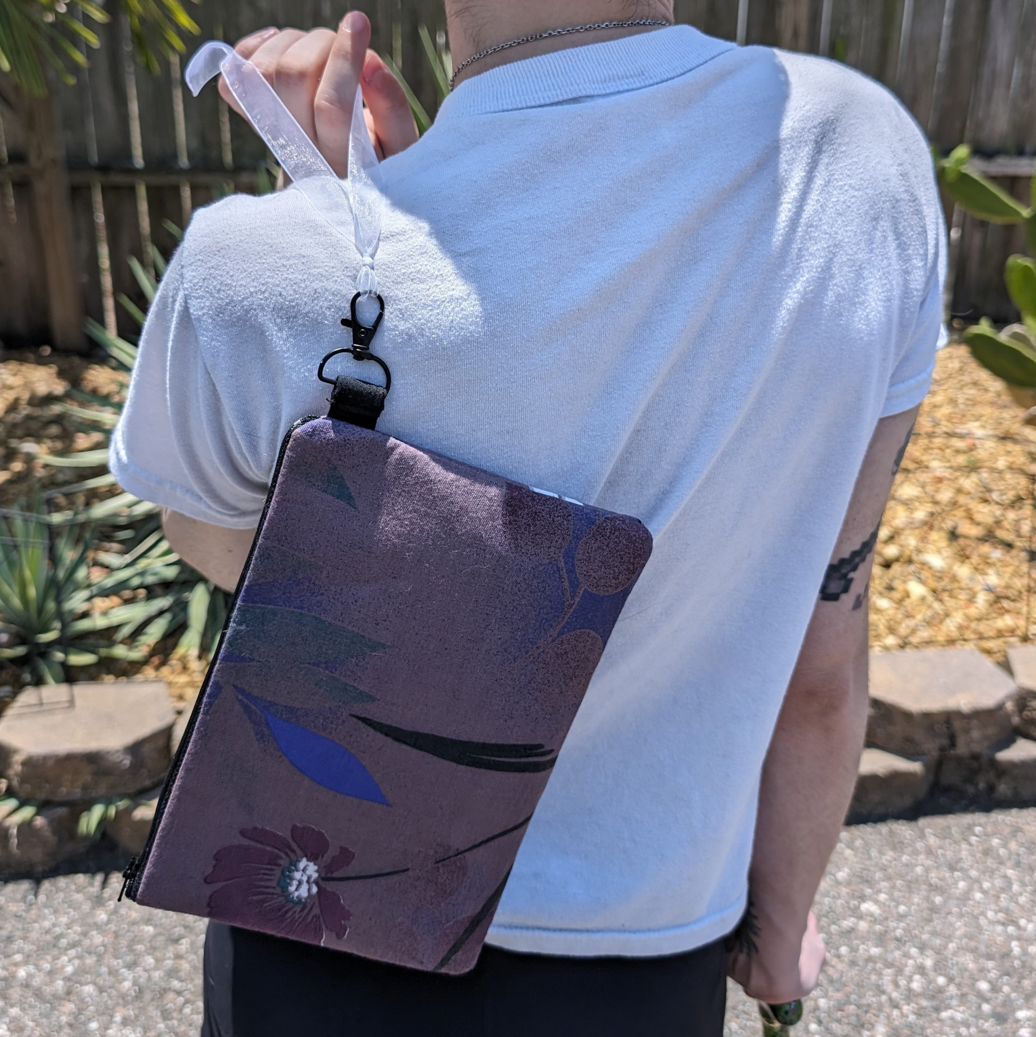 Handmade Zipper Clutch Bag! 1 OF A KIND!