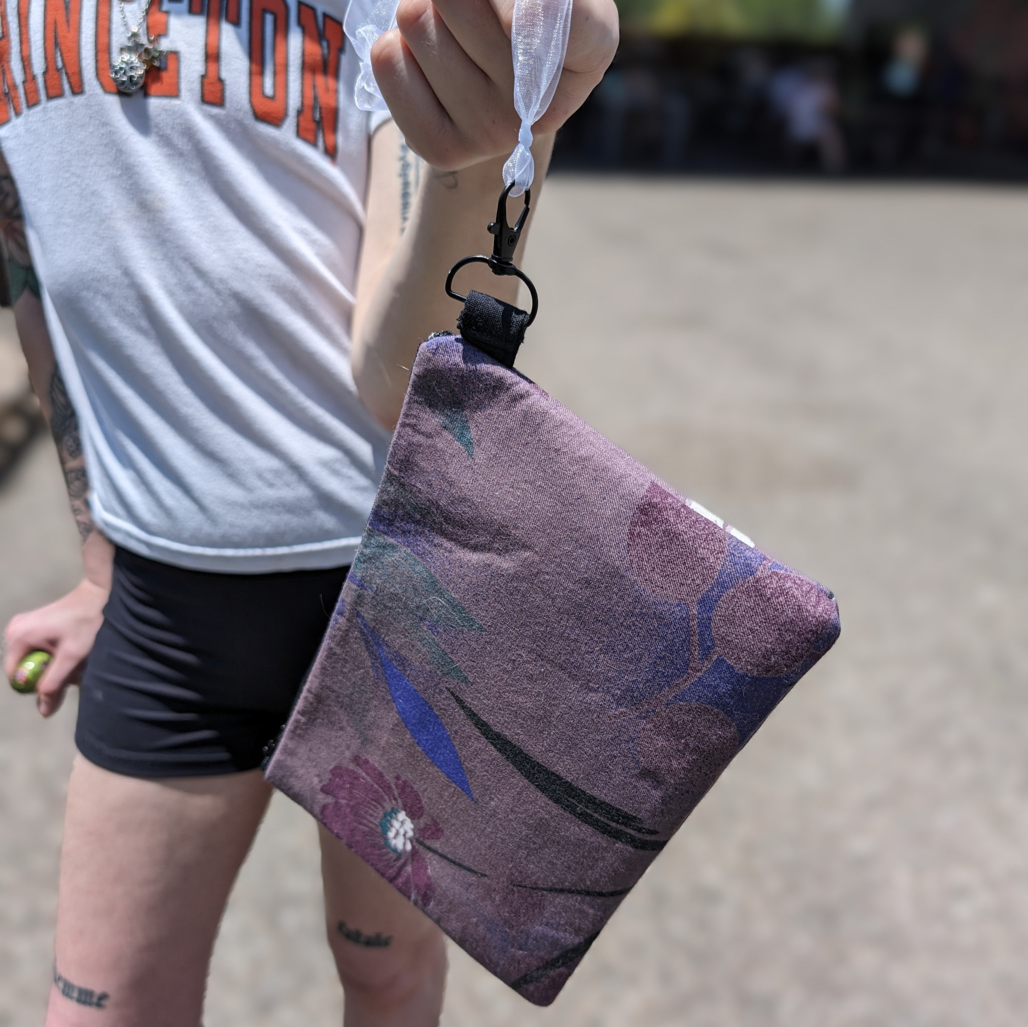 Handmade Zipper Clutch Bag! 1 OF A KIND!