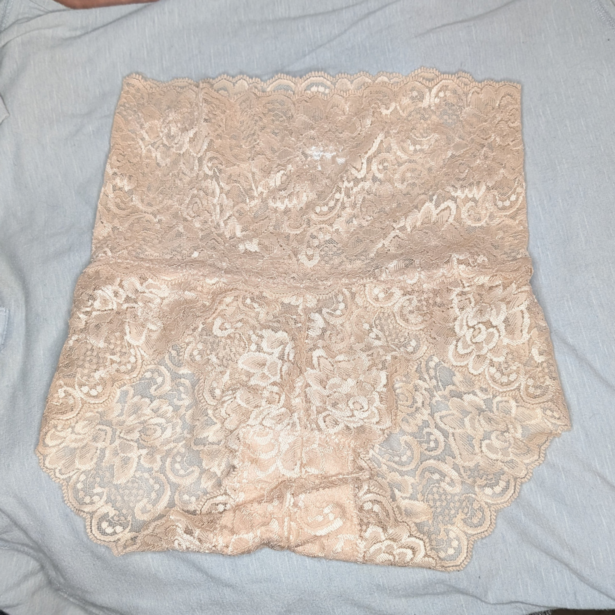 Worn Lace Panties Boy Shorts Femboy Undies