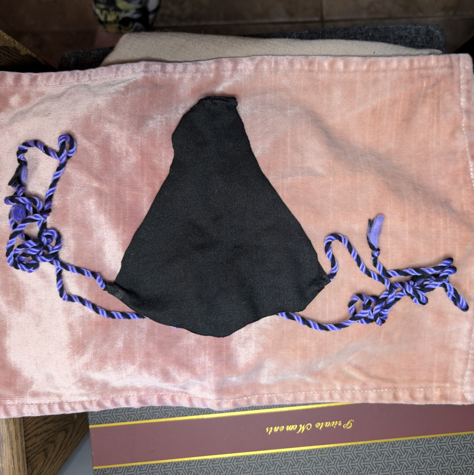 Handmade G String Thong with adjustable side ties