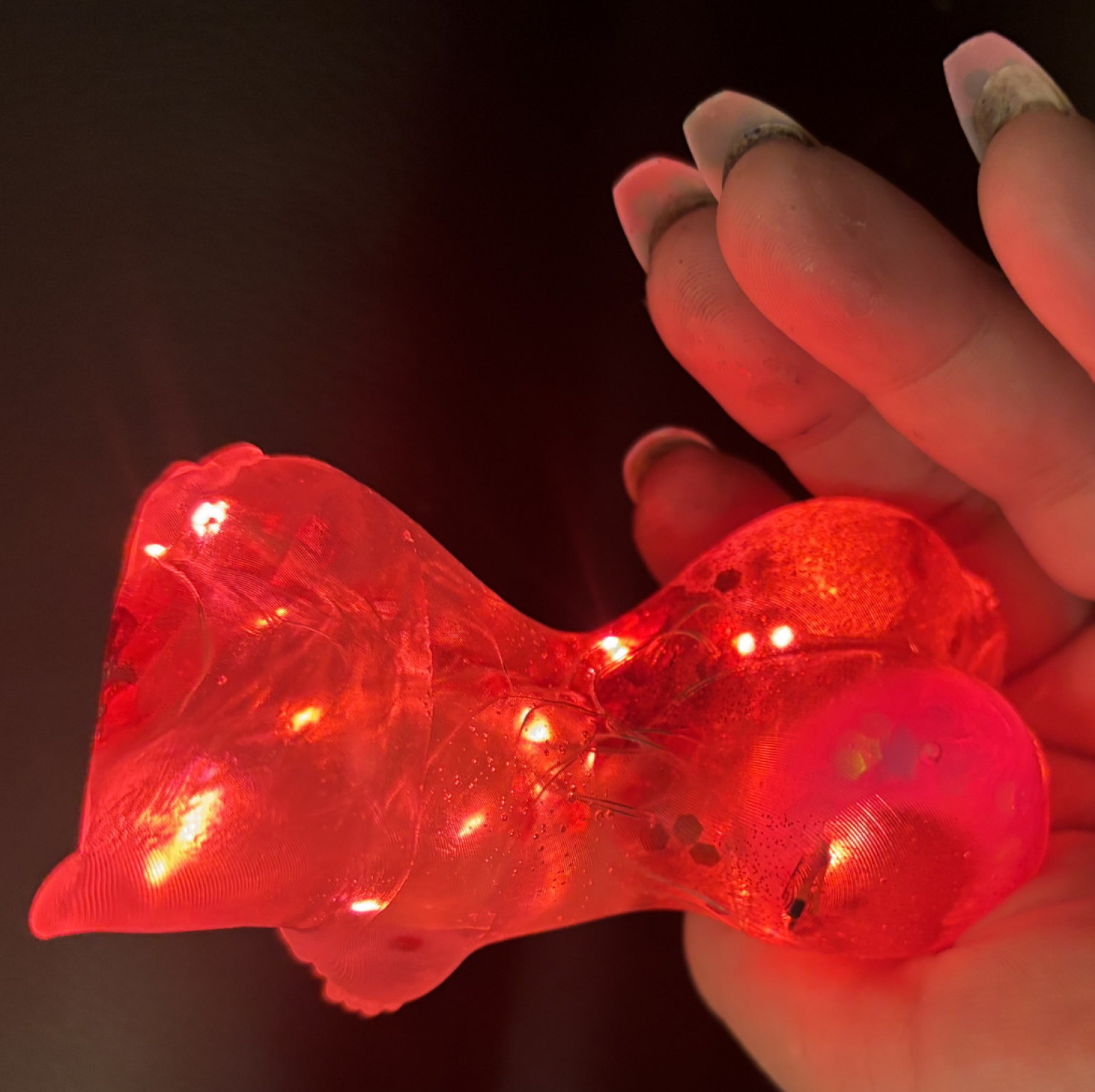 Red, resin bust and ass