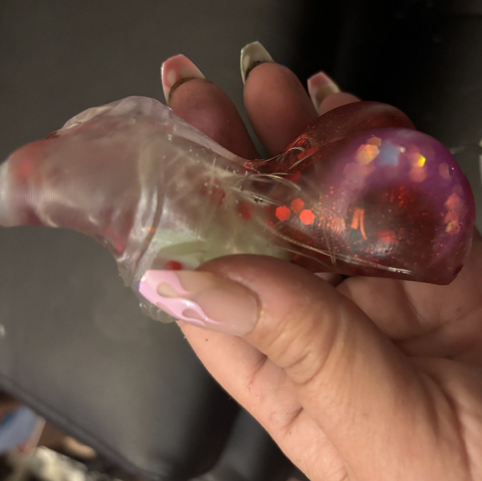 Red, resin bust and ass