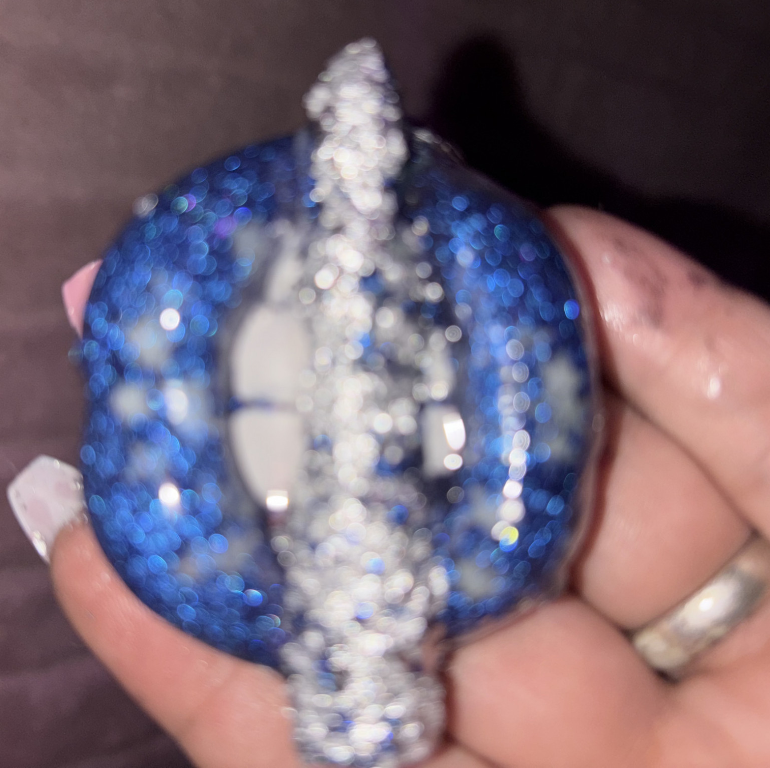 The silver bullet werewolf lip keychain