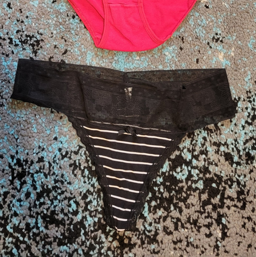 4 PAIRS OF PANTIES WITH 10 MIN CUSTOM VIDEO WEARING THEM