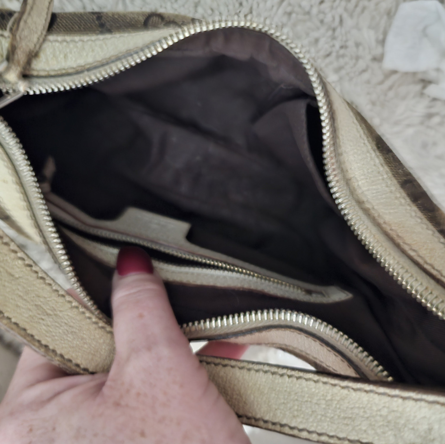 Well loved Gucci bag