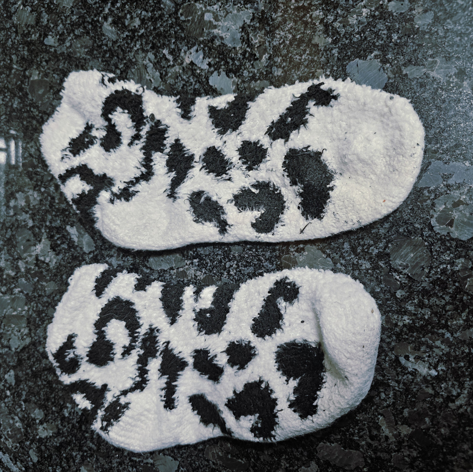 Fleece socks with 2 days wear
