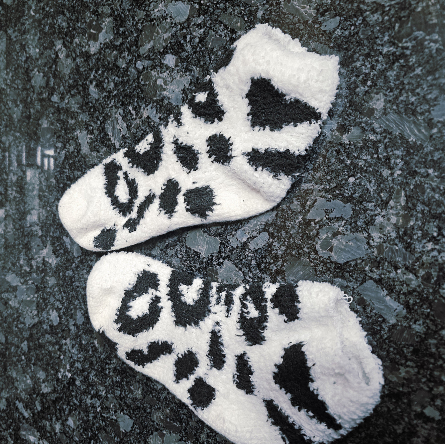 Fleece socks with 2 days wear