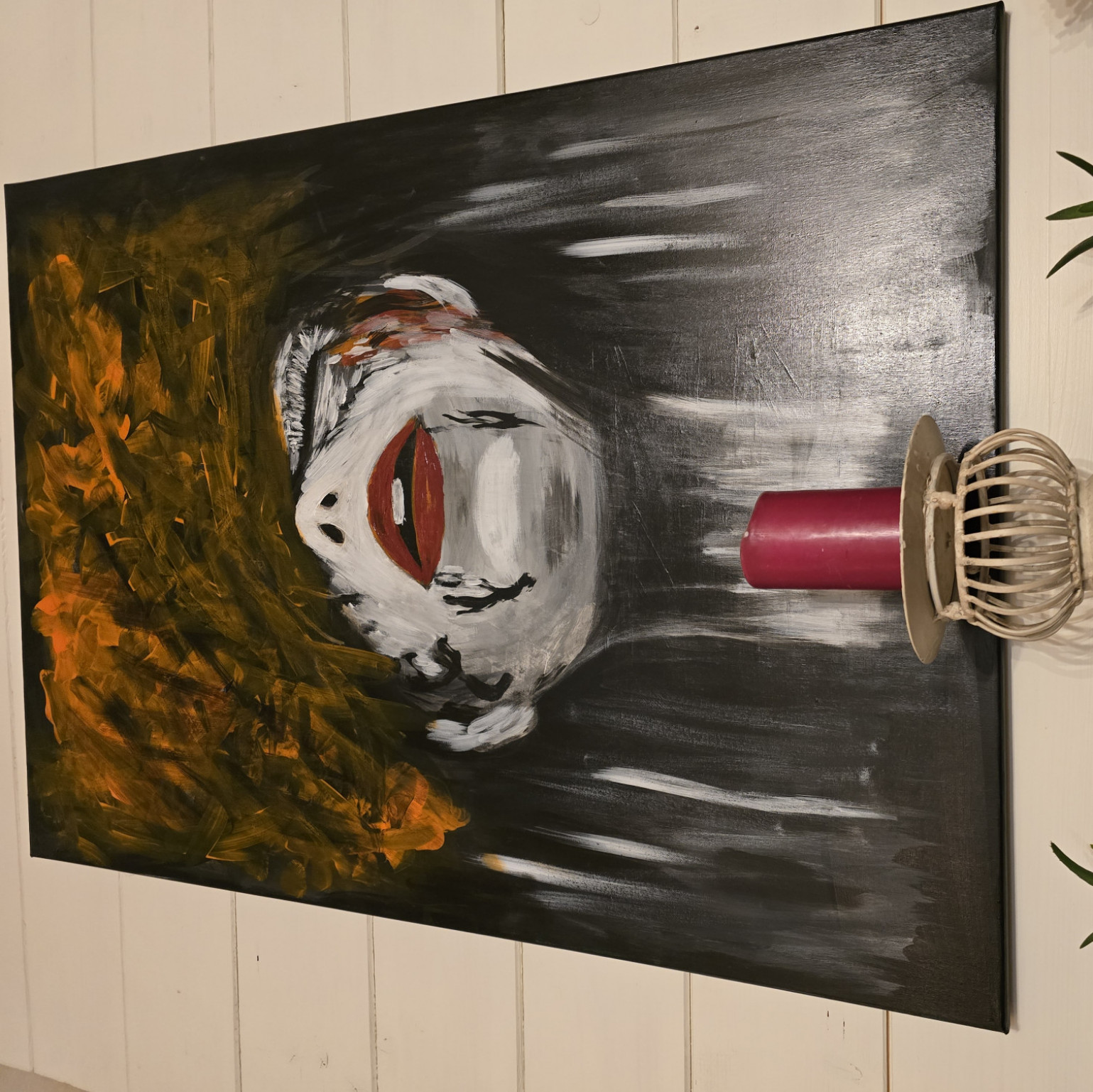 The woman in cloudy mental clouds