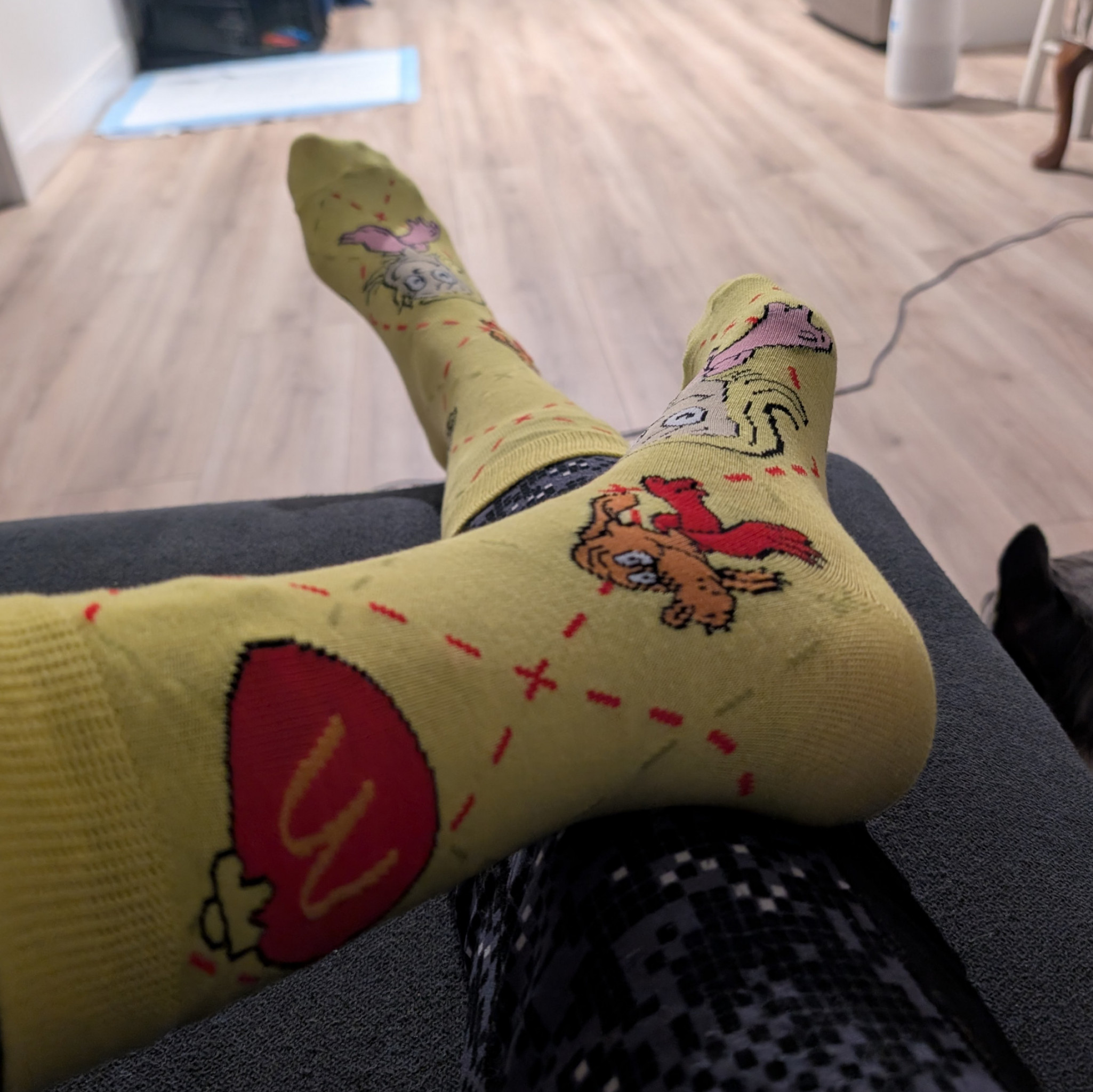 Cindy Lou Who themed Socks