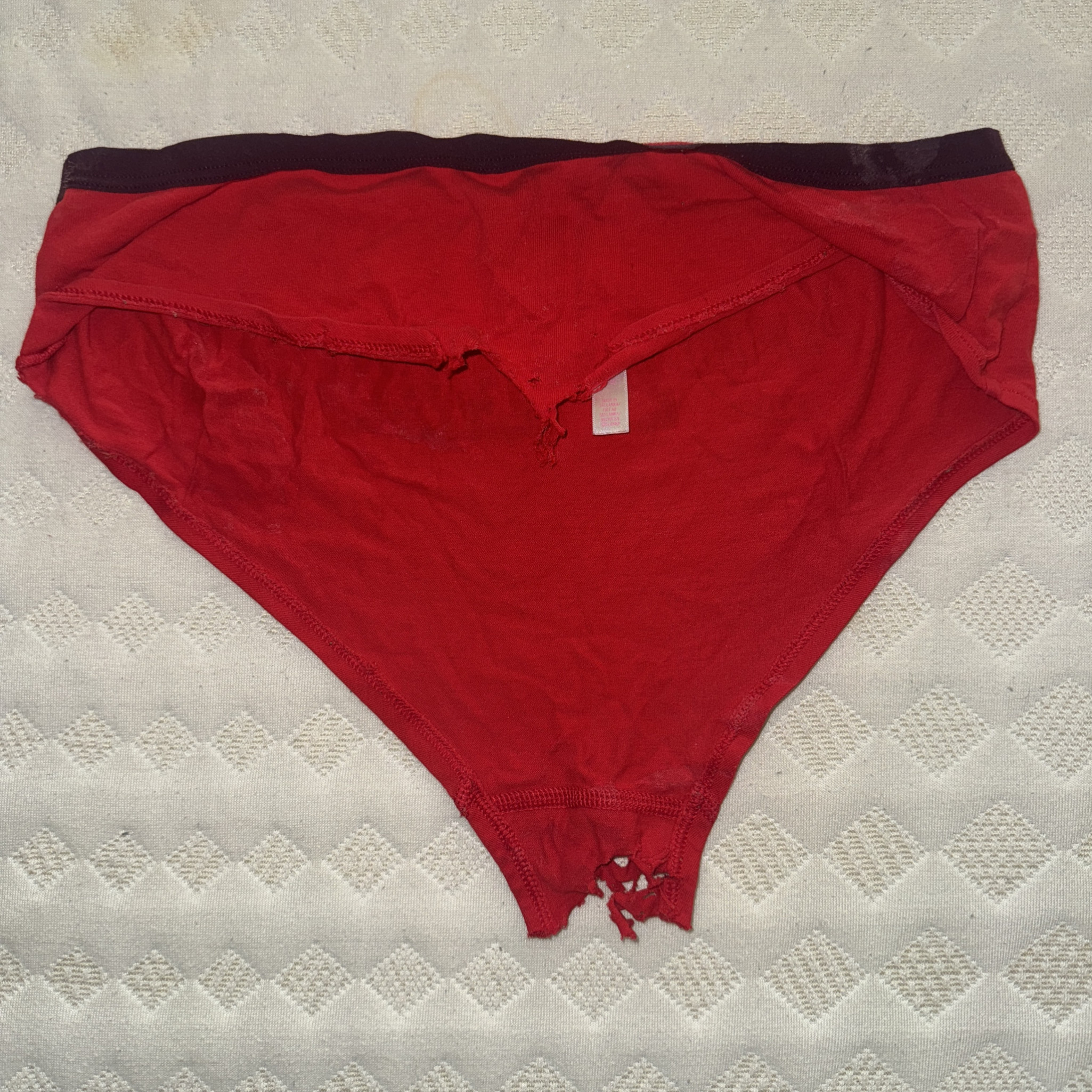 Used Torn Pink Panties Free Shipping US Only