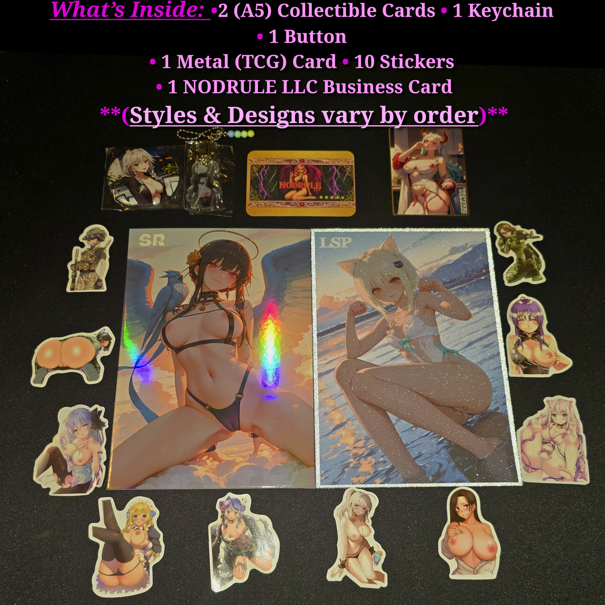 LOTA A6 Collectible Cards Plus Extras: NODRULE LLC Curated