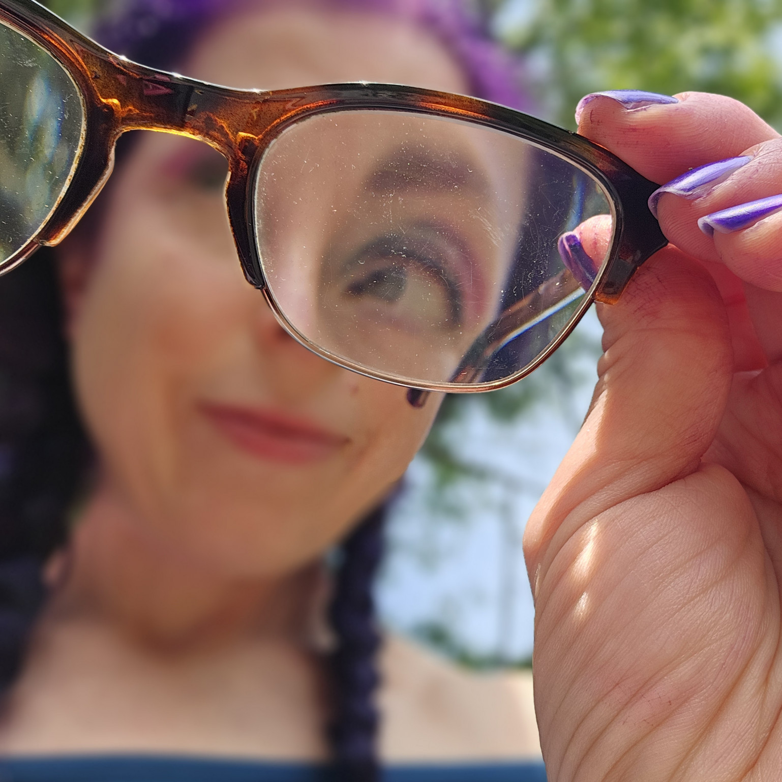 Nerdy FAERYS Broken Glasses High Rx