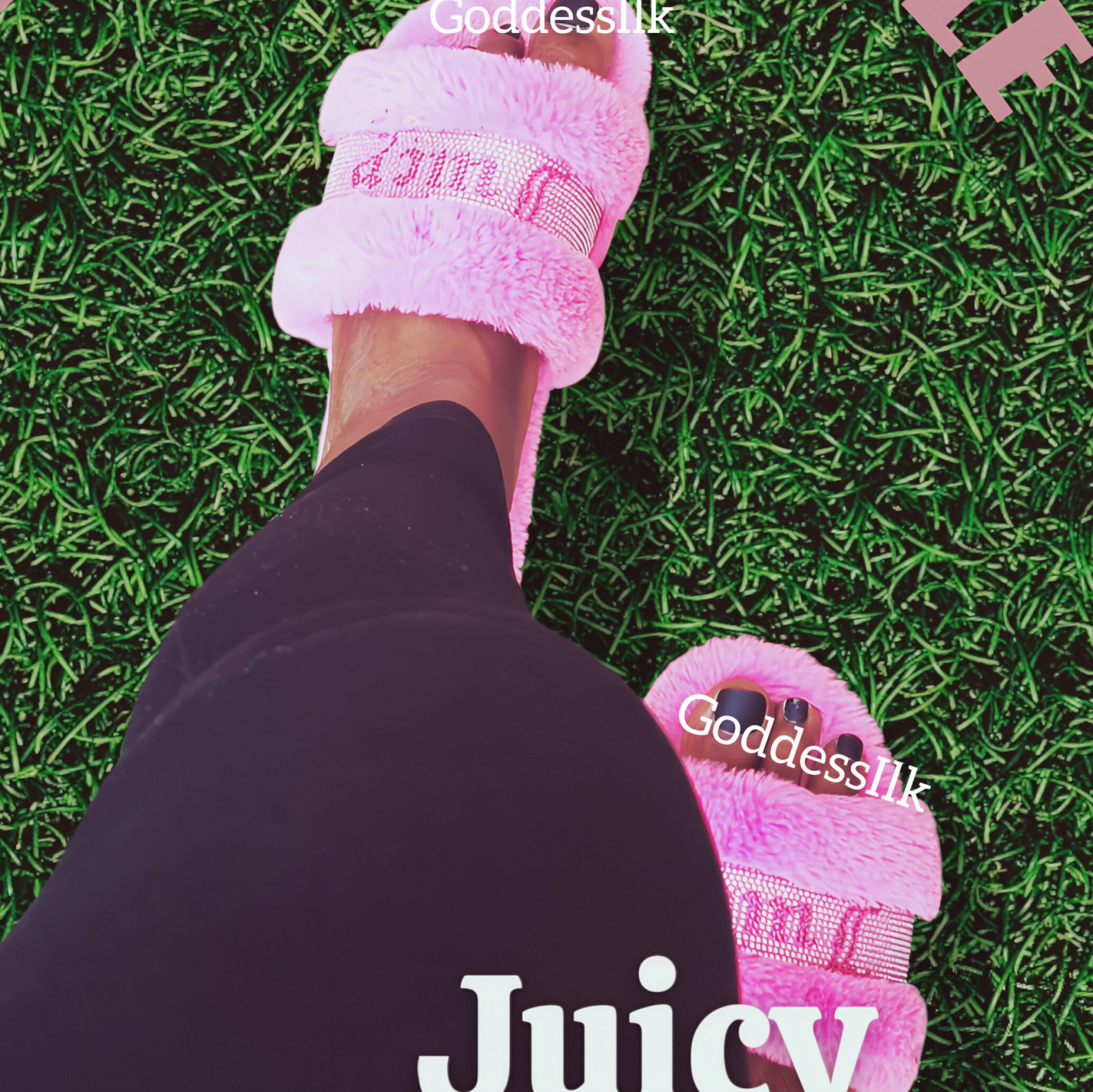 Worn Juicy Coulture Slippers