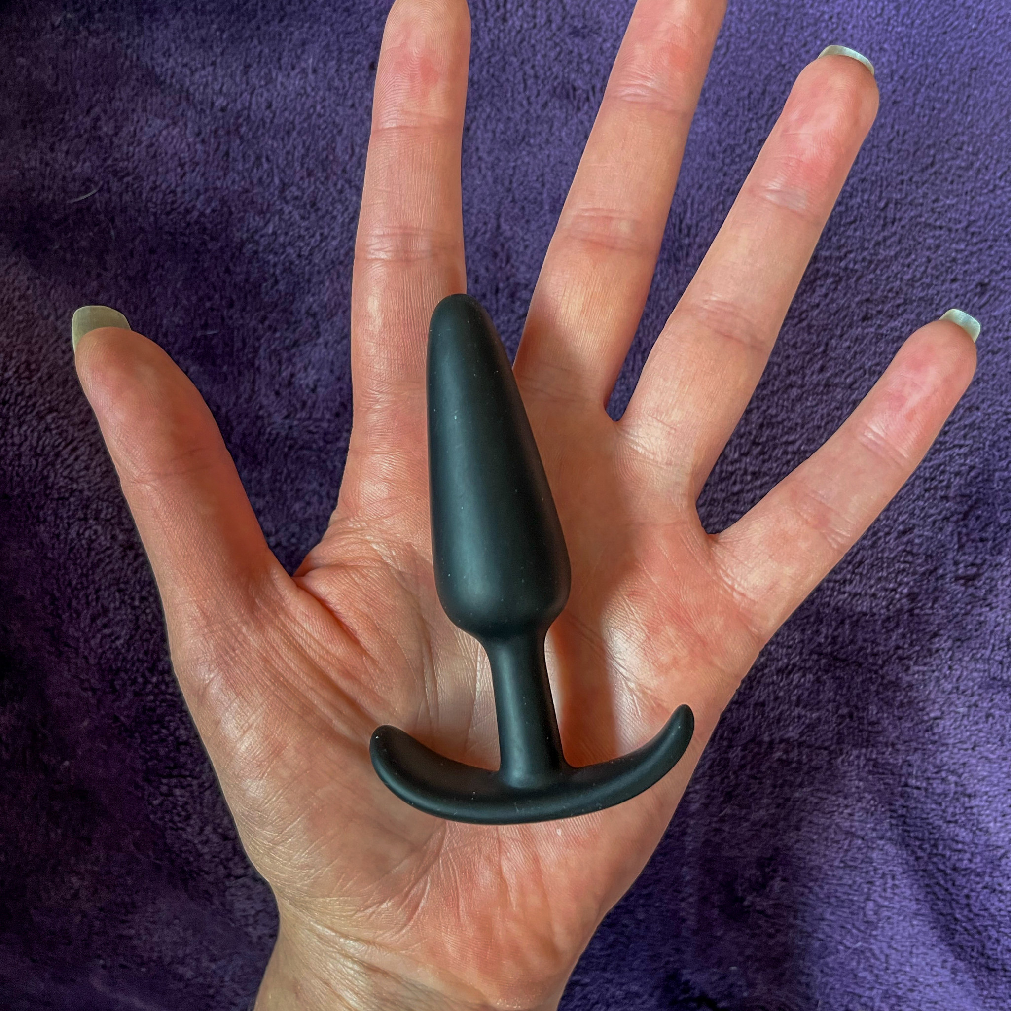 Doc Johnson Small Black Tapered Anal Plug