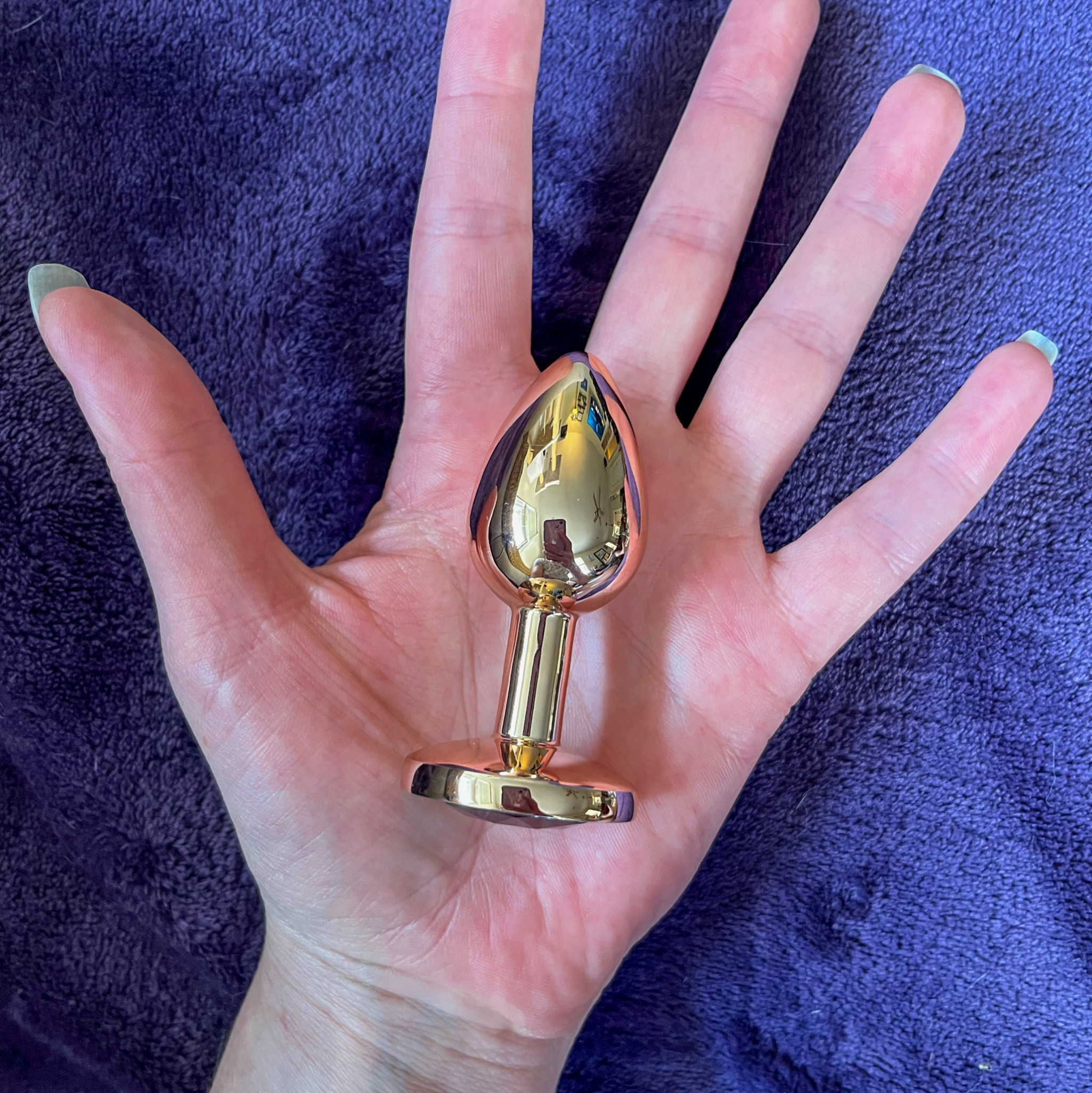 Lovehoney Purple Jeweled Anal Plug